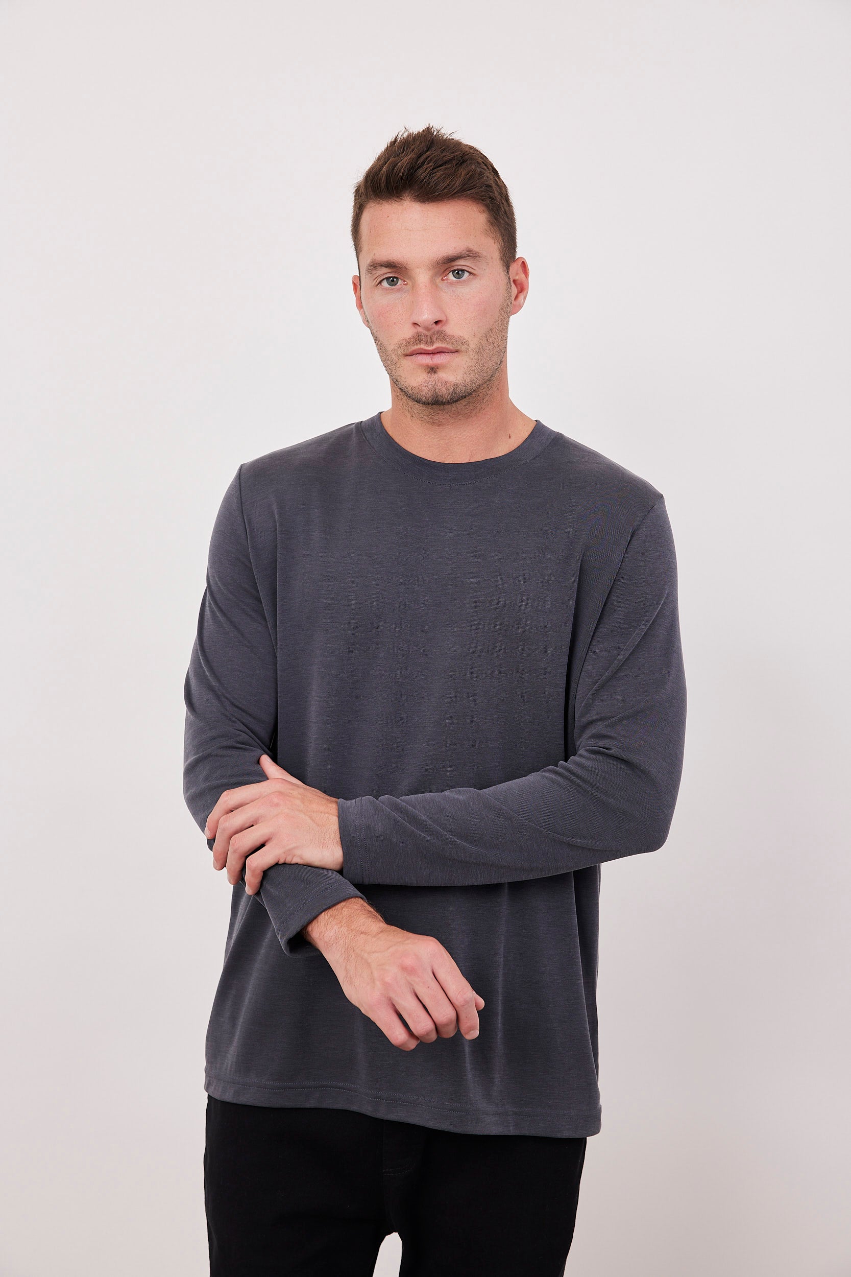 חולצת בד מודל ארוכה