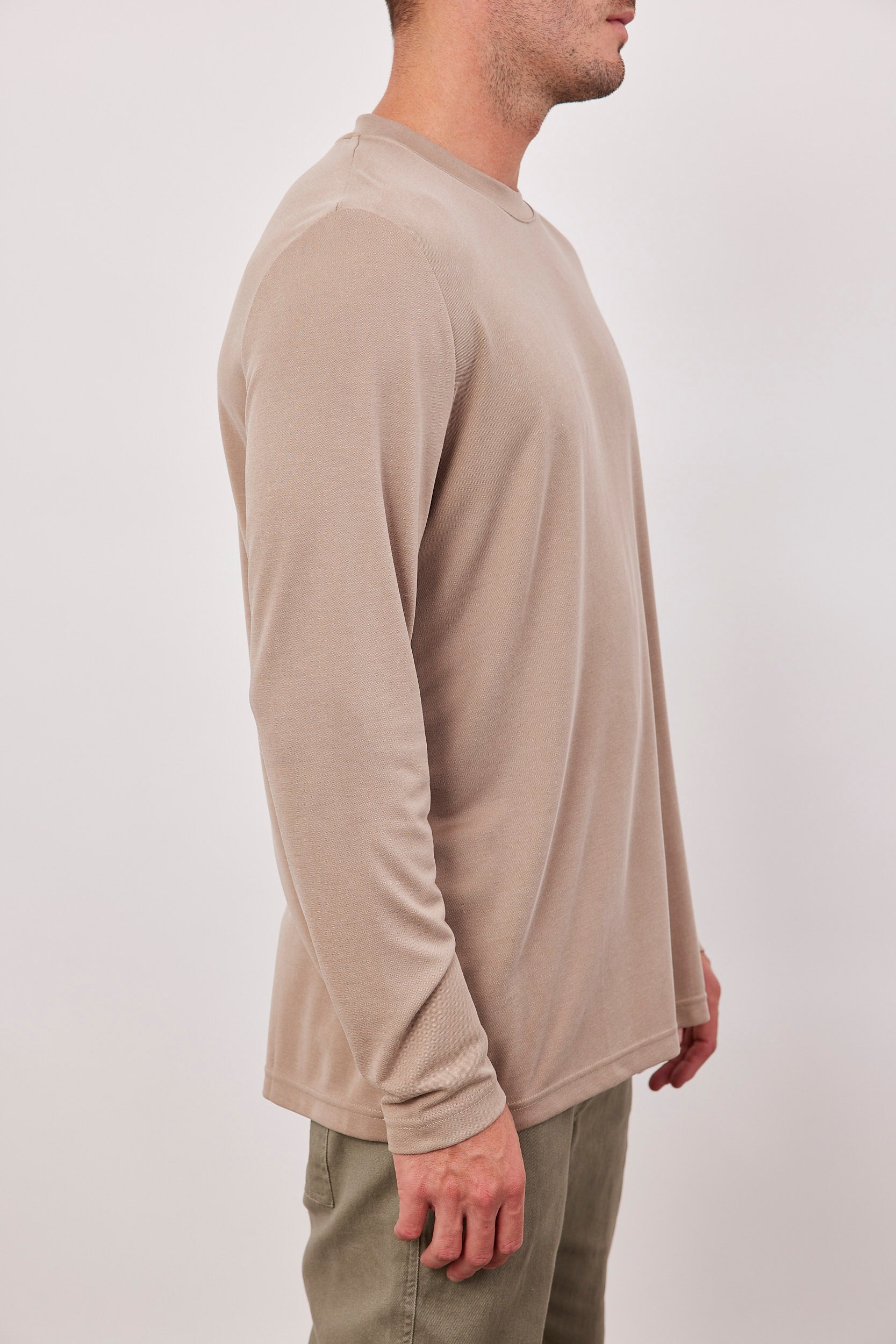 חולצת בד מודל ארוכה