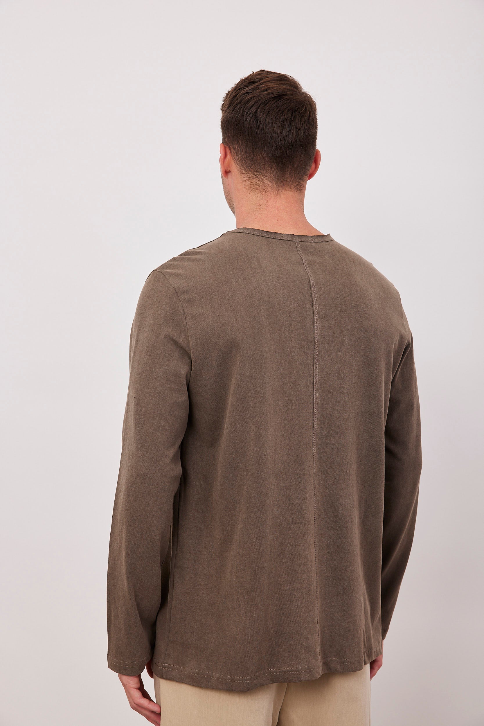 חולצת כותנה ארוכה ווש