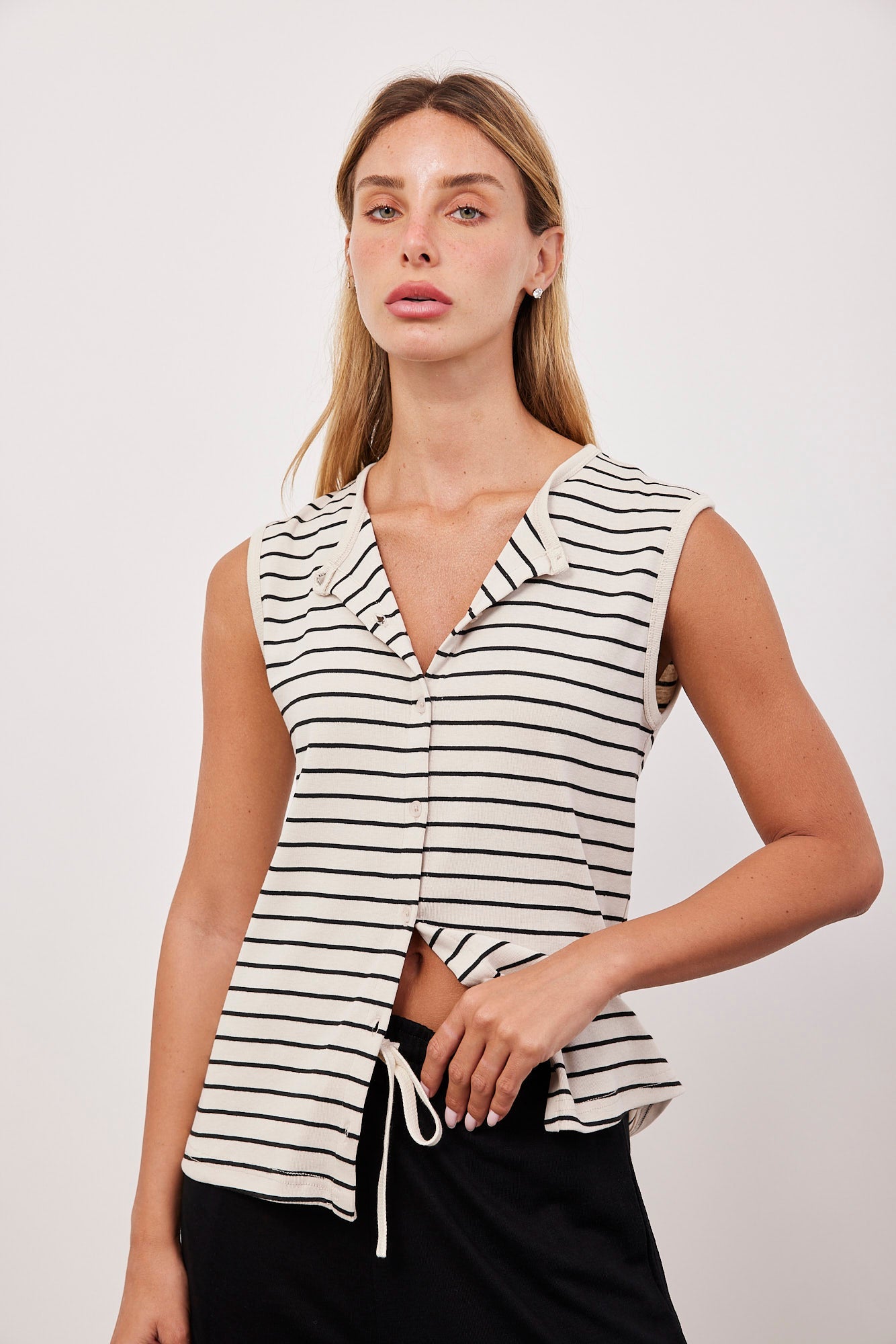 גופיית פסים מכופתרת - ITAY BRANDS