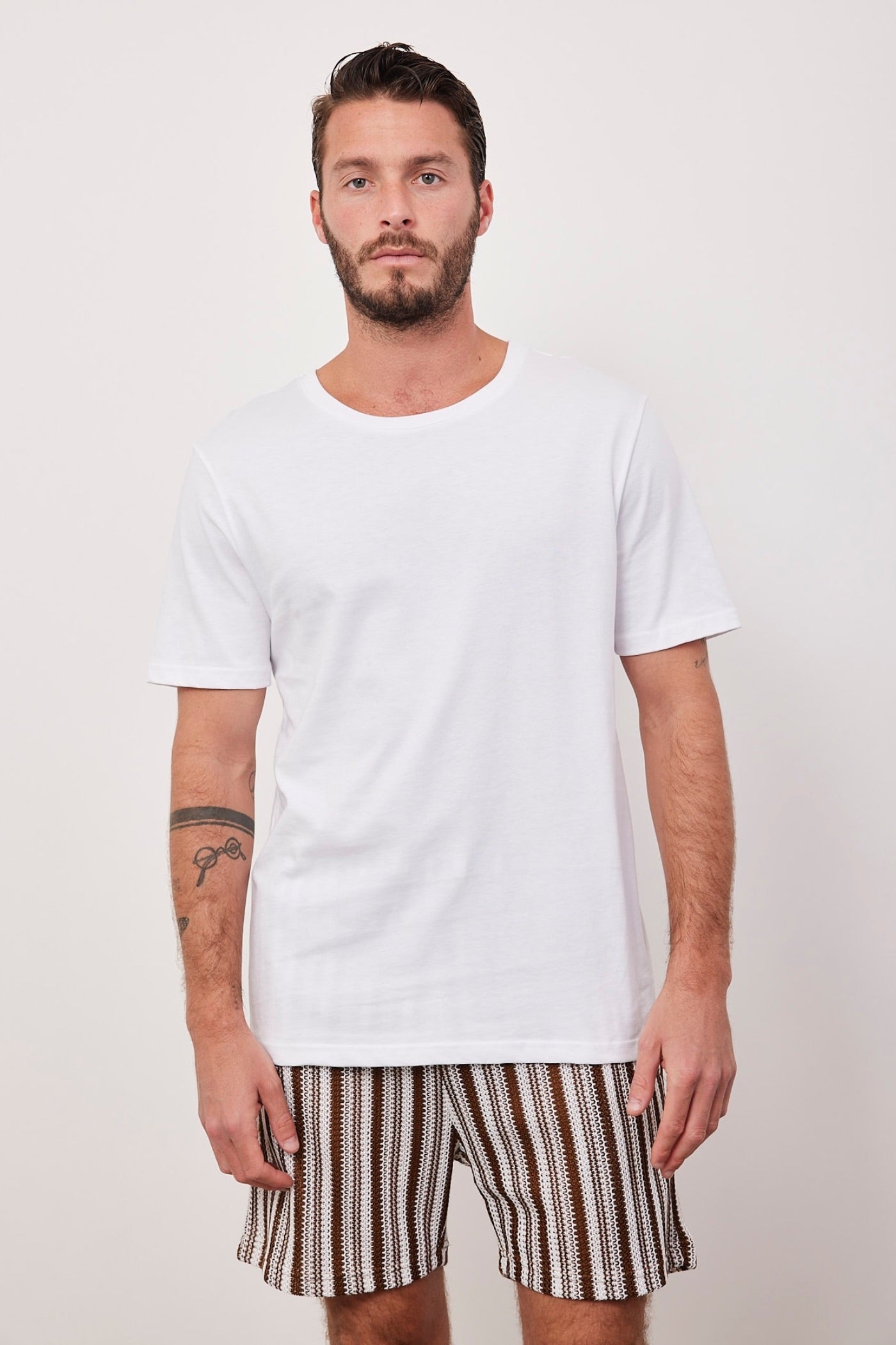 חולצת כותנה קצרה בייסיק - ITAY BRANDS