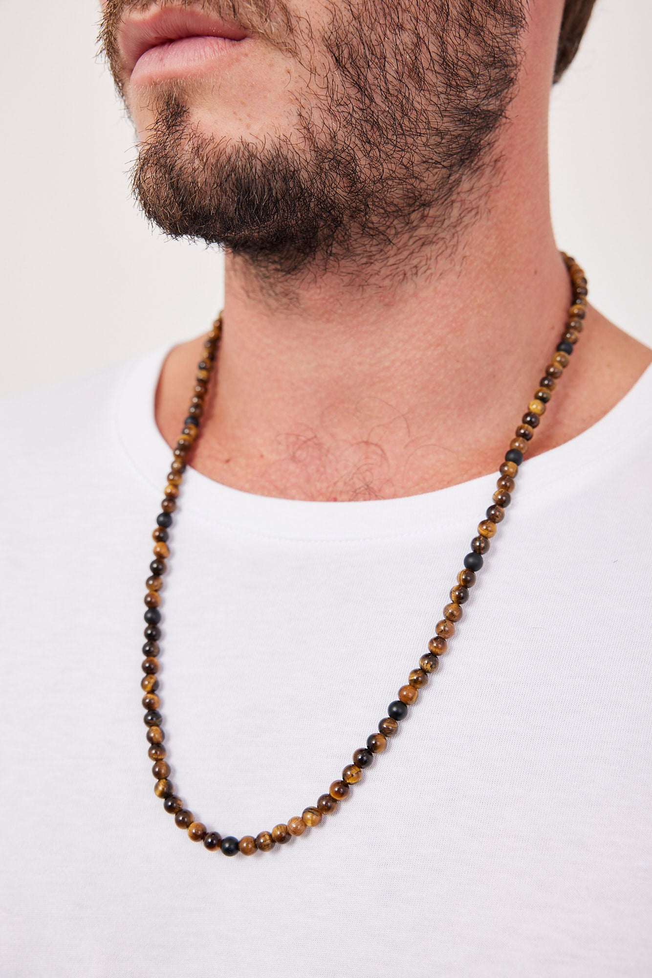 שרשרת שלוש אבני חן טבעיות - ITAY BRANDS