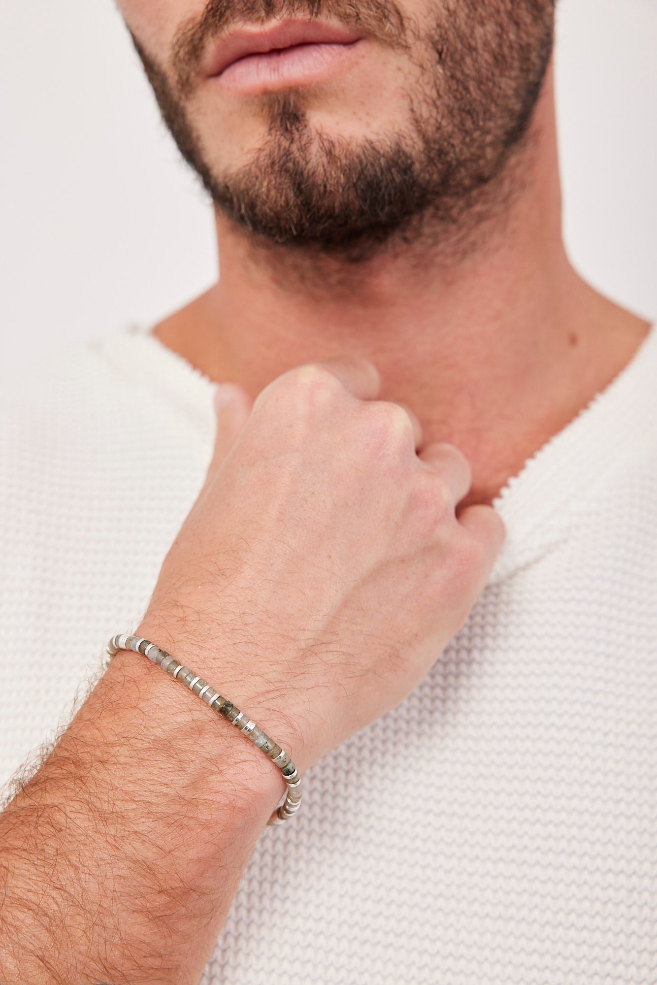 צמיד אבני חן בגוונים בהירים - ITAY BRANDS