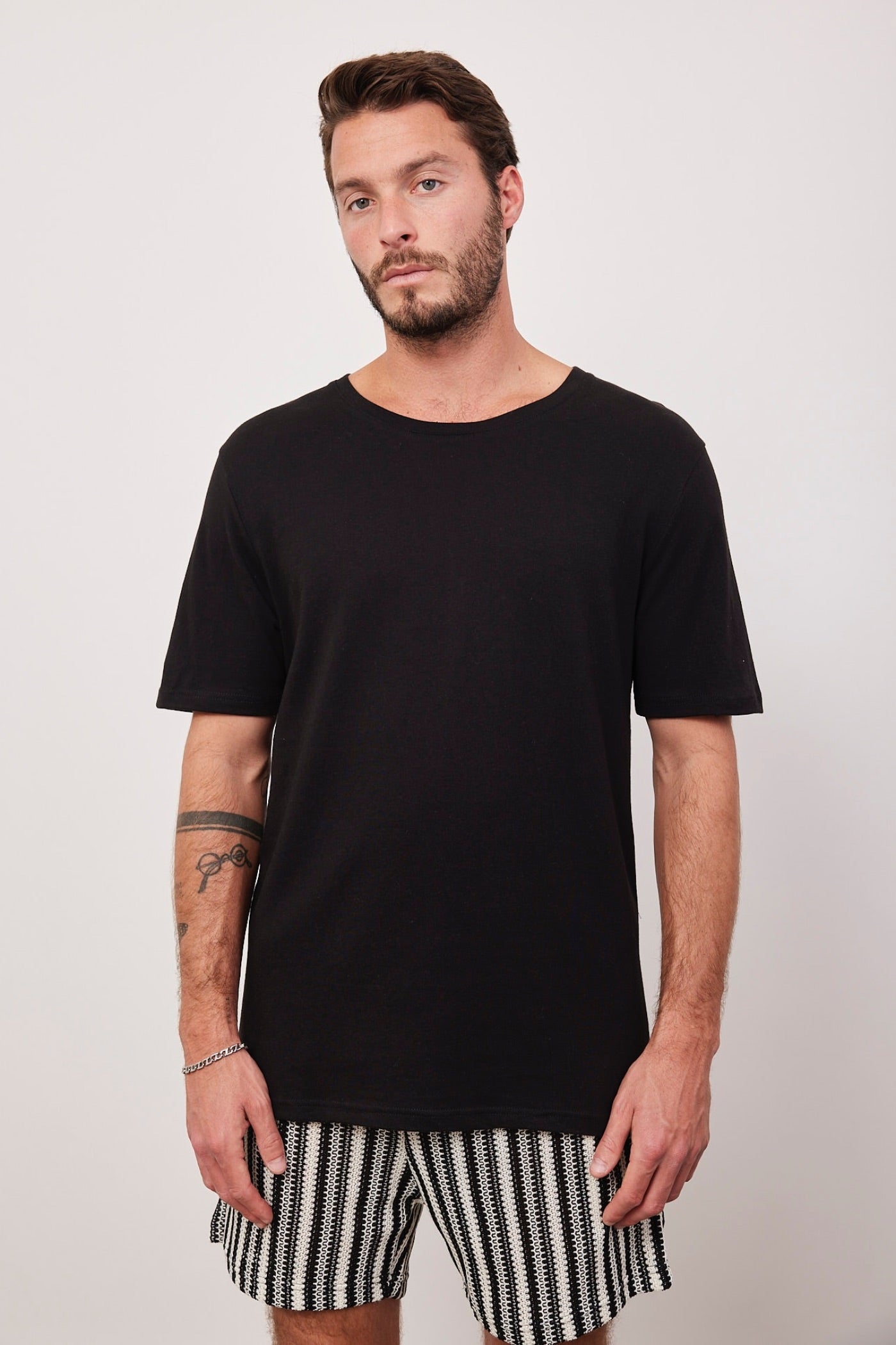 חולצת כותנה קצרה בייסיק - ITAY BRANDS