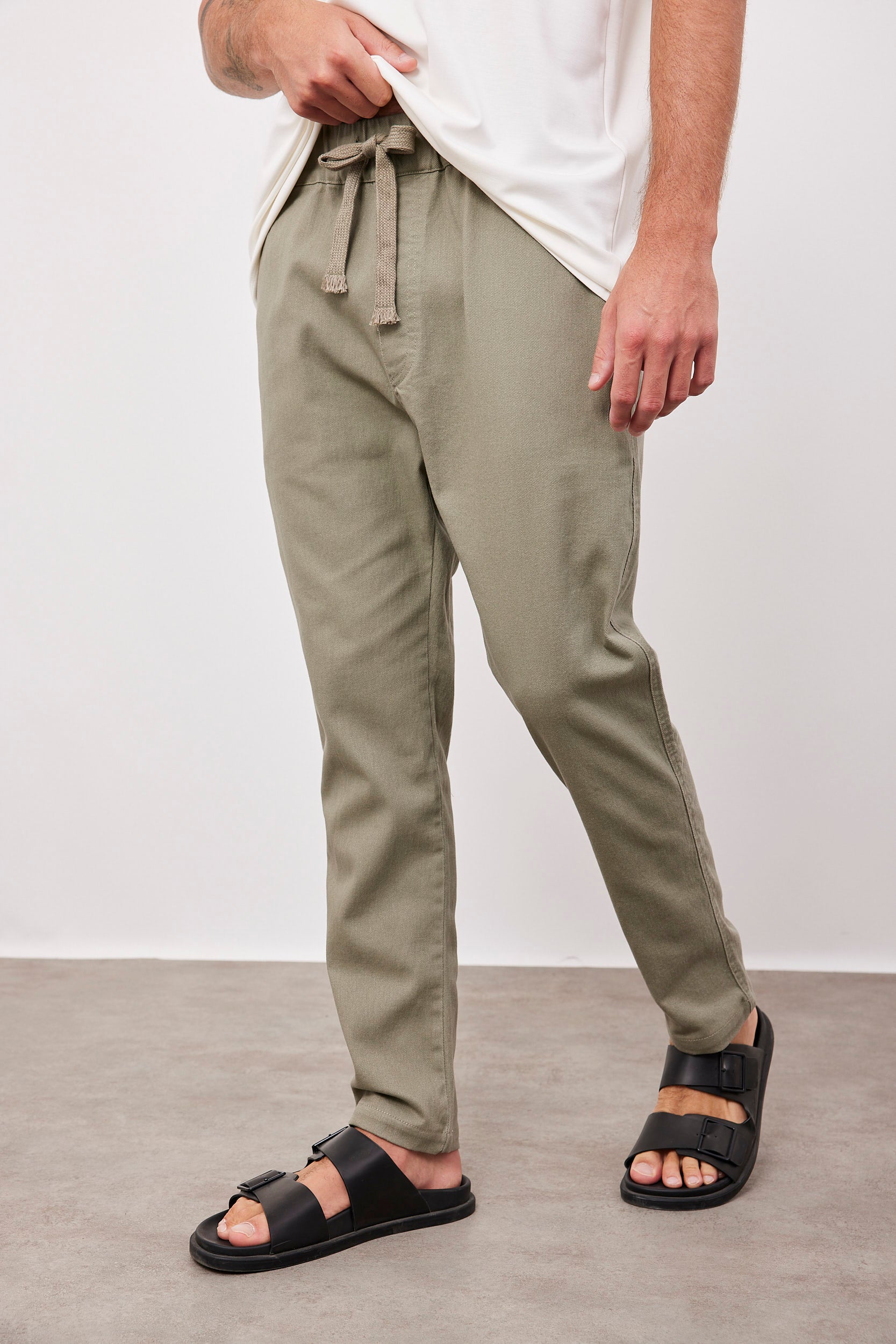 מכנסיים ארוכים עם קשירה - ITAY BRANDS