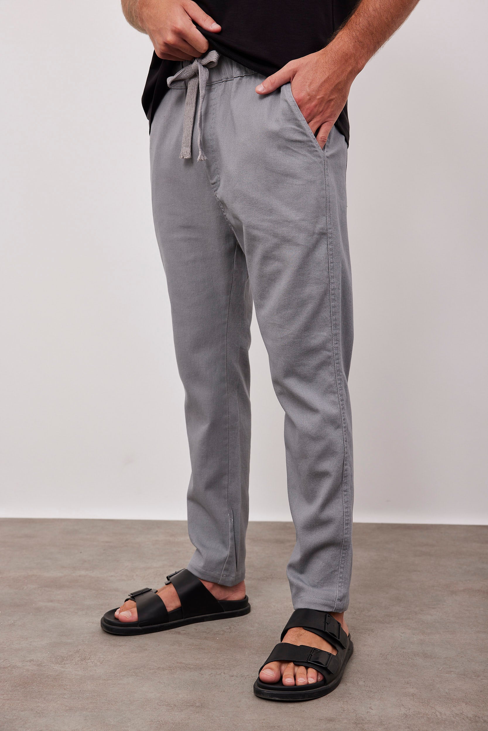 מכנסיים ארוכים עם קשירה - ITAY BRANDS