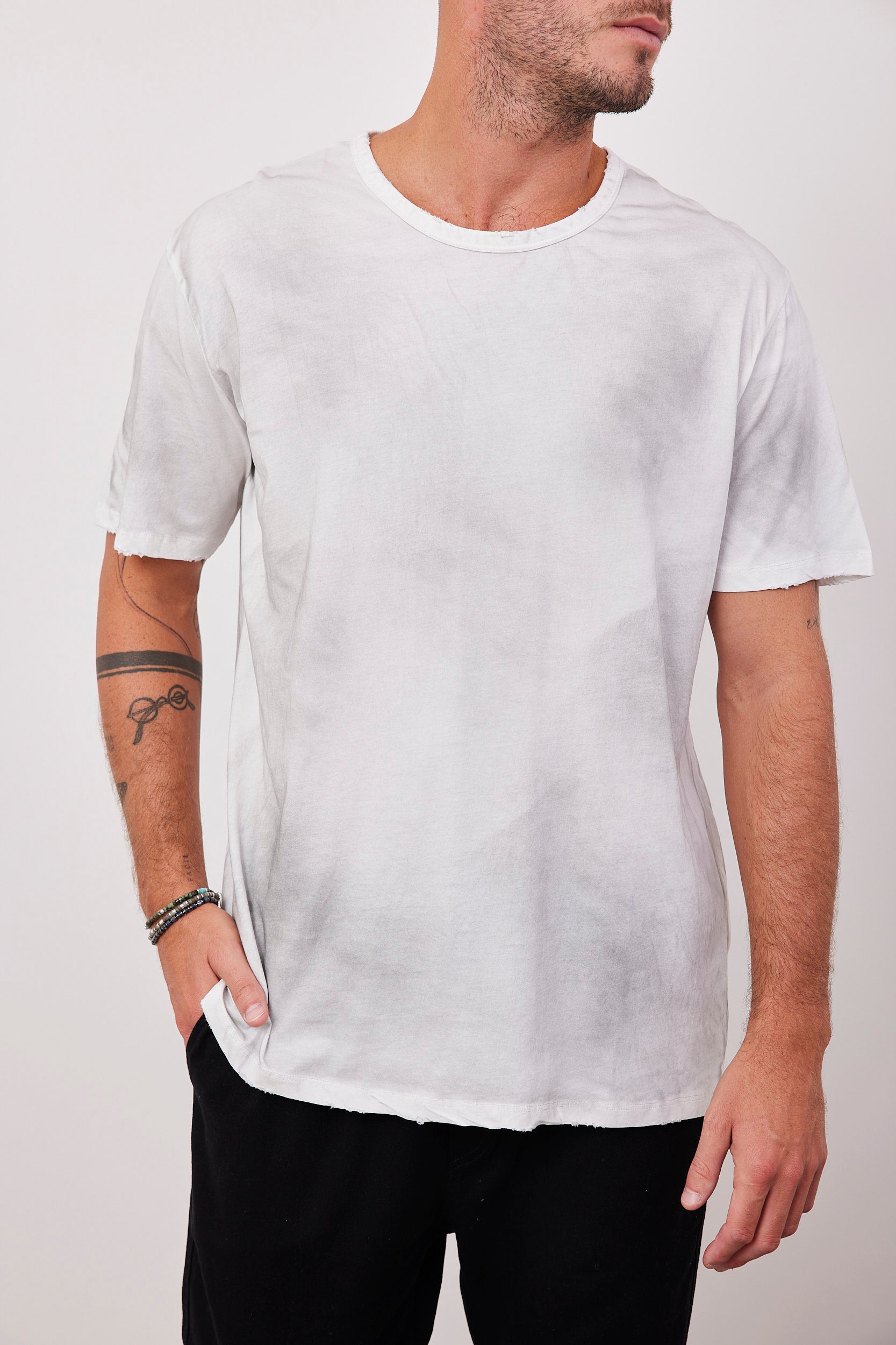 חולצת ווש קצרה עם גימור פרום - ITAY BRANDS