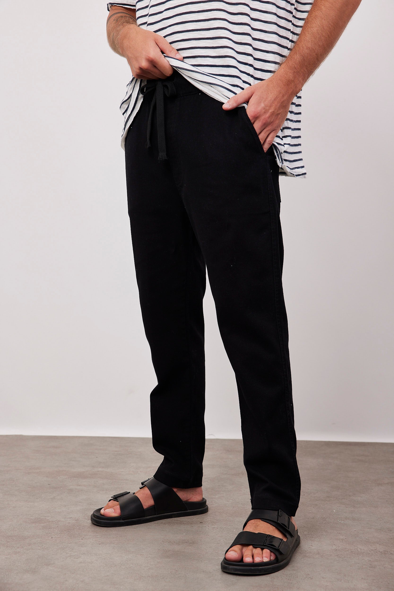 מכנסיים ארוכים עם קשירה - ITAY BRANDS