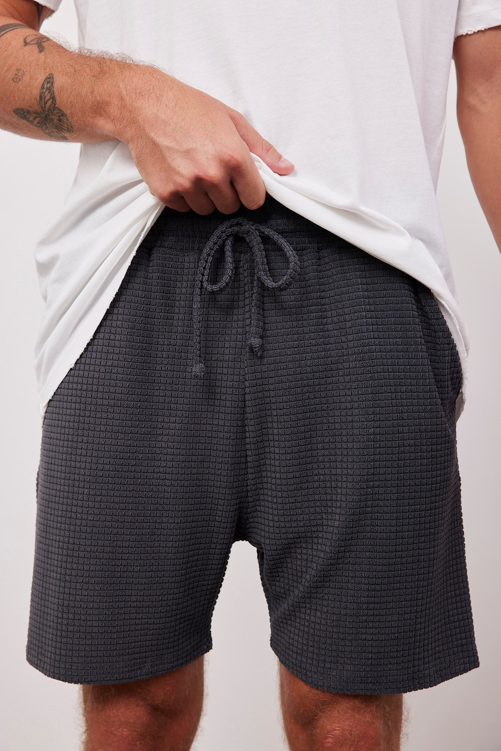 מכנסי וופל קצרים במגע רך - ITAY BRANDS