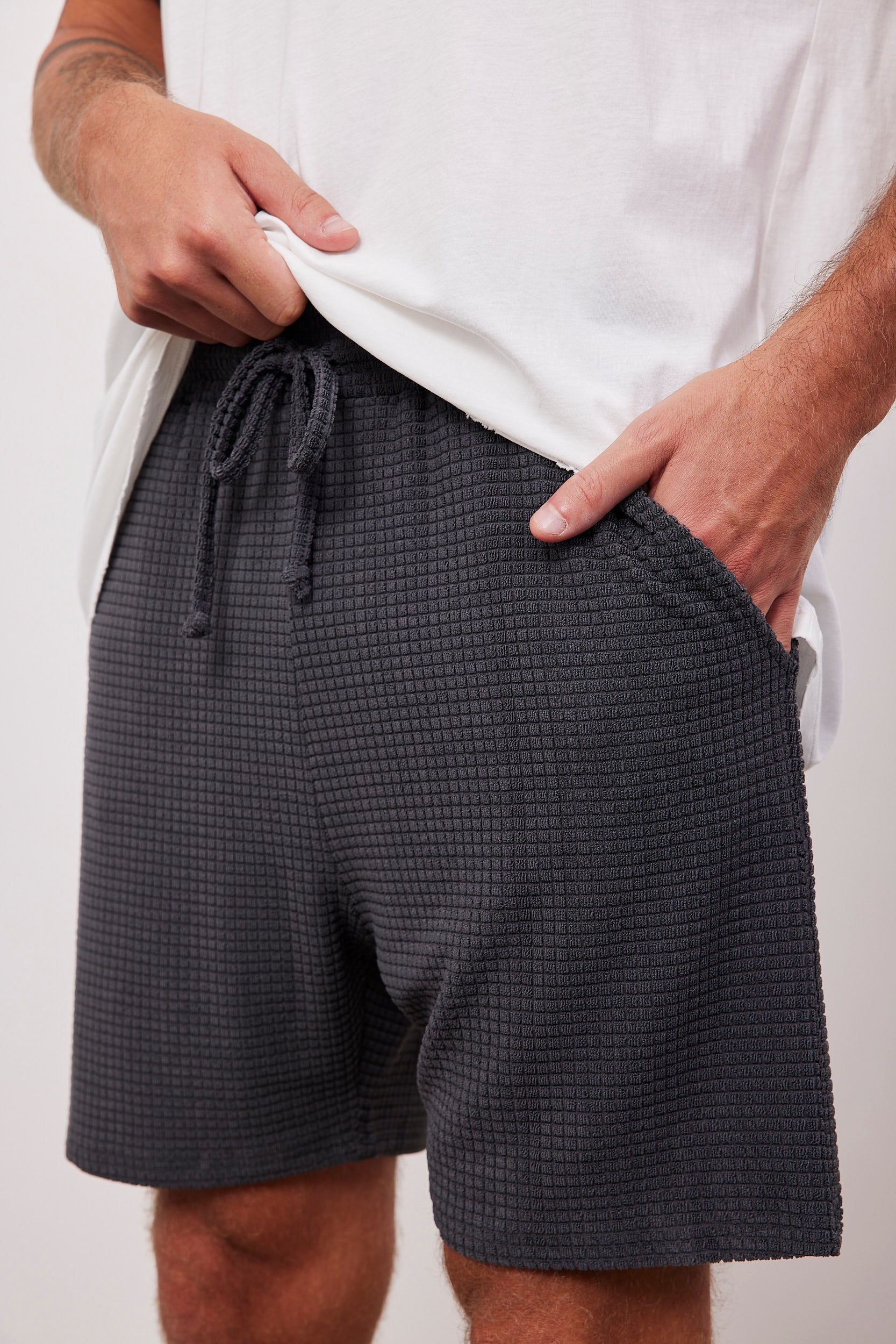 מכנסי וופל קצרים במגע רך - ITAY BRANDS