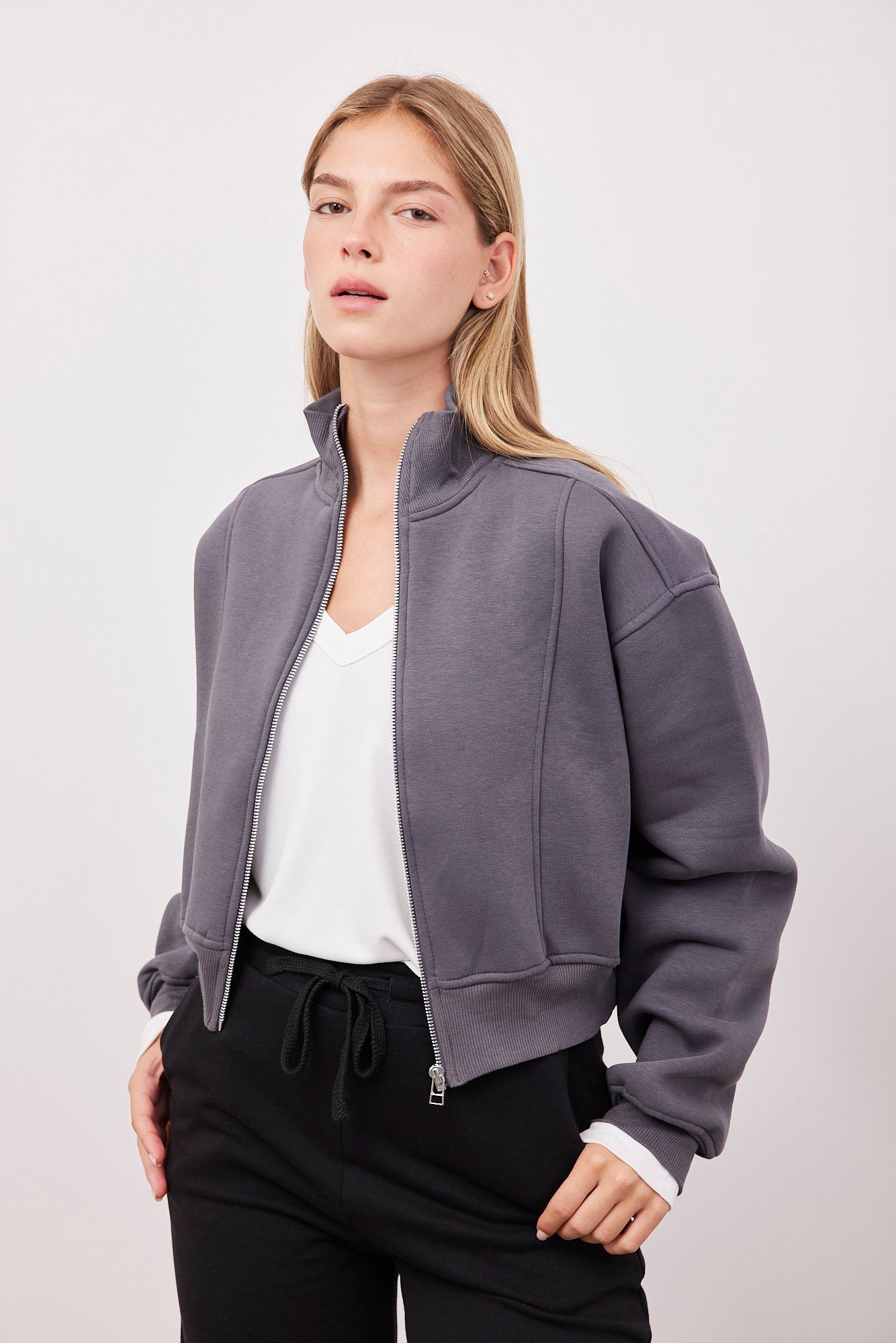 בומבר פרנץ׳ טרי עם רוכסן - ITAY BRANDS