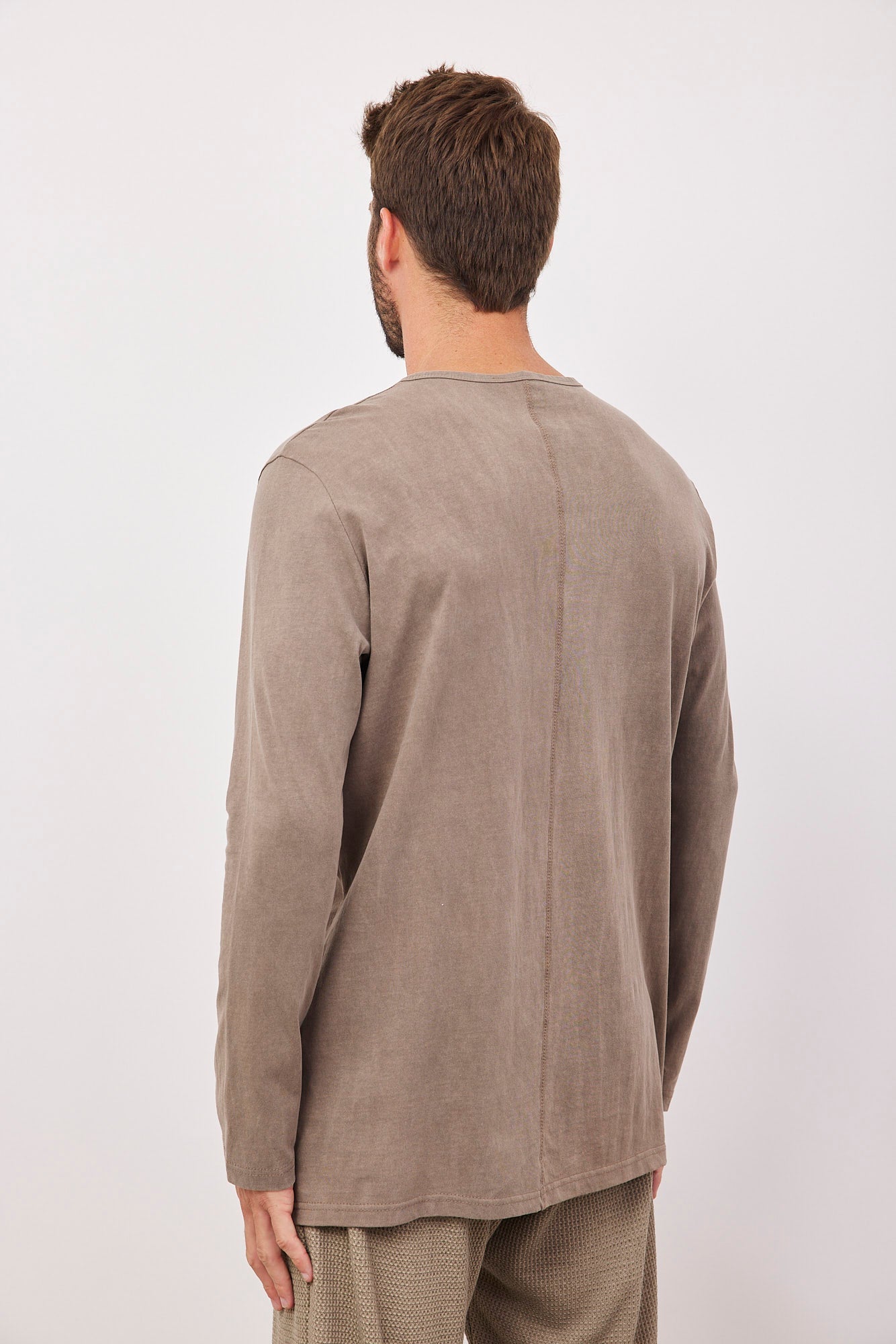 חולצת ווש ארוכה בשילוב כפתורים - ITAY BRANDS