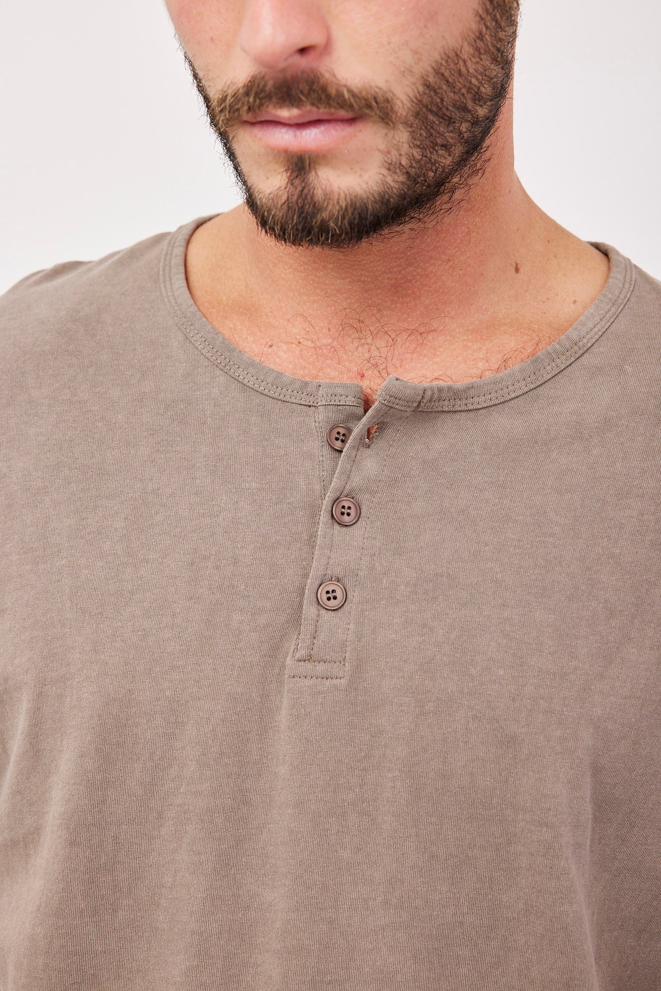 חולצת ווש ארוכה בשילוב כפתורים - ITAY BRANDS