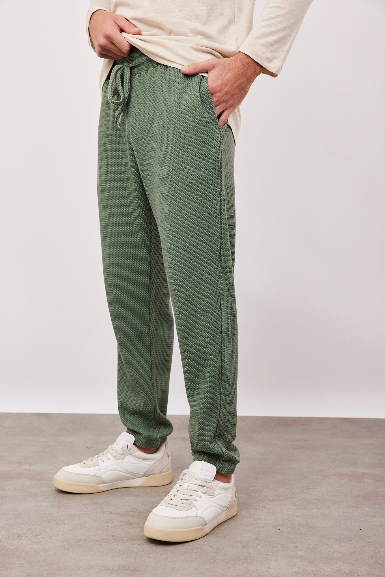 מכנסיים ארוכים מבד פיקה - ITAY BRANDS