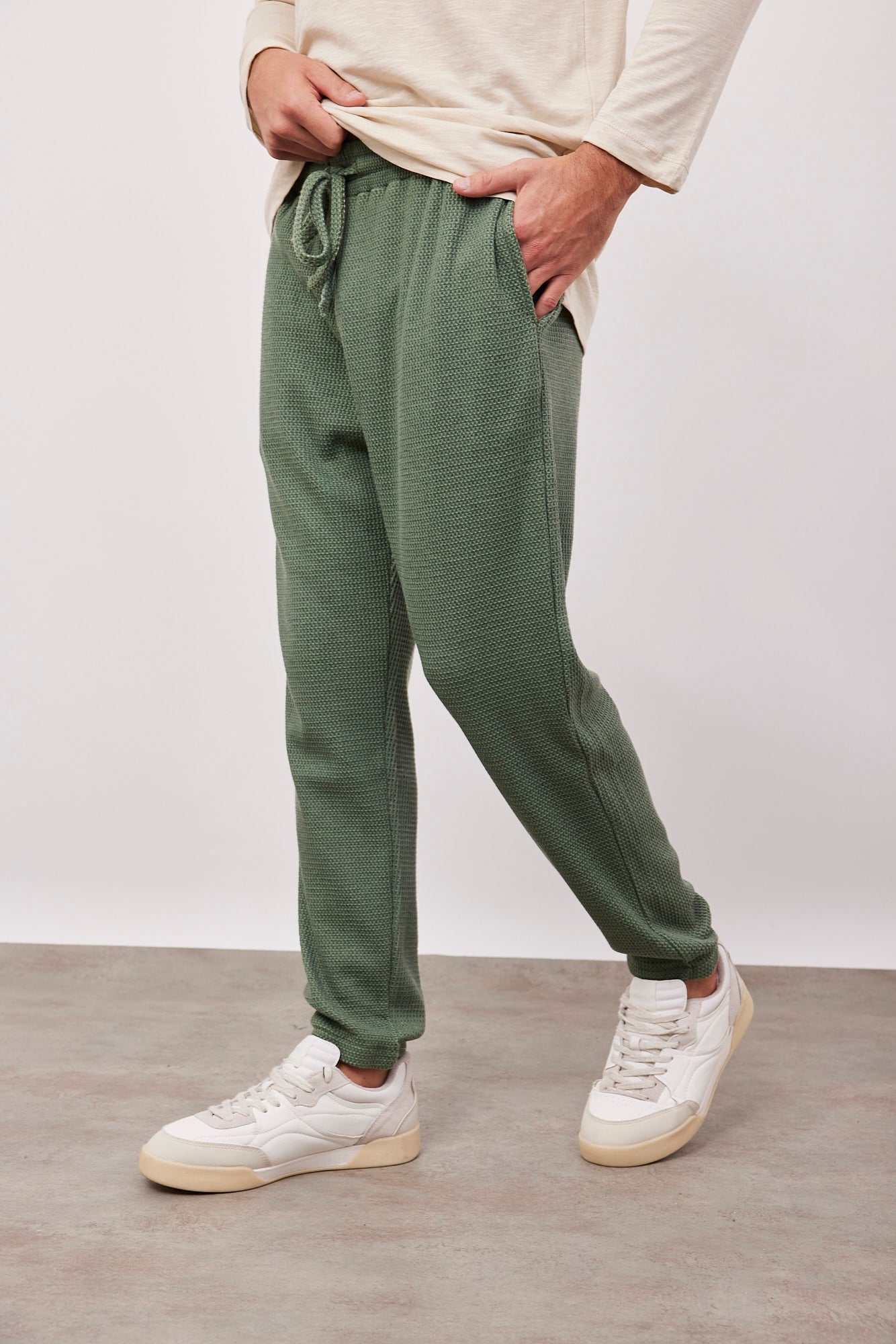 מכנסיים ארוכים מבד פיקה - ITAY BRANDS