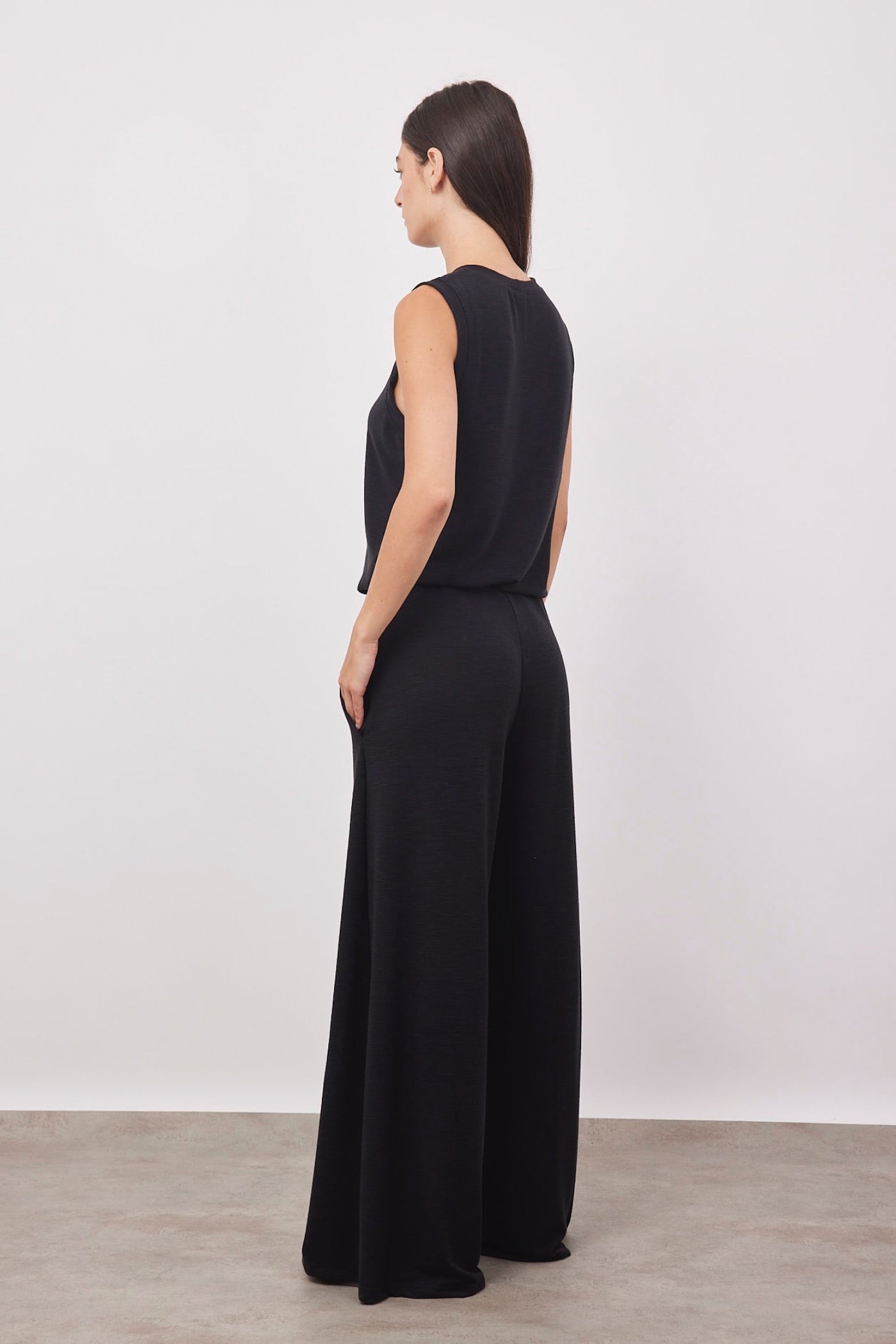 חליפת גופיה מבד מלאנז׳ נשפך - ITAY BRANDS