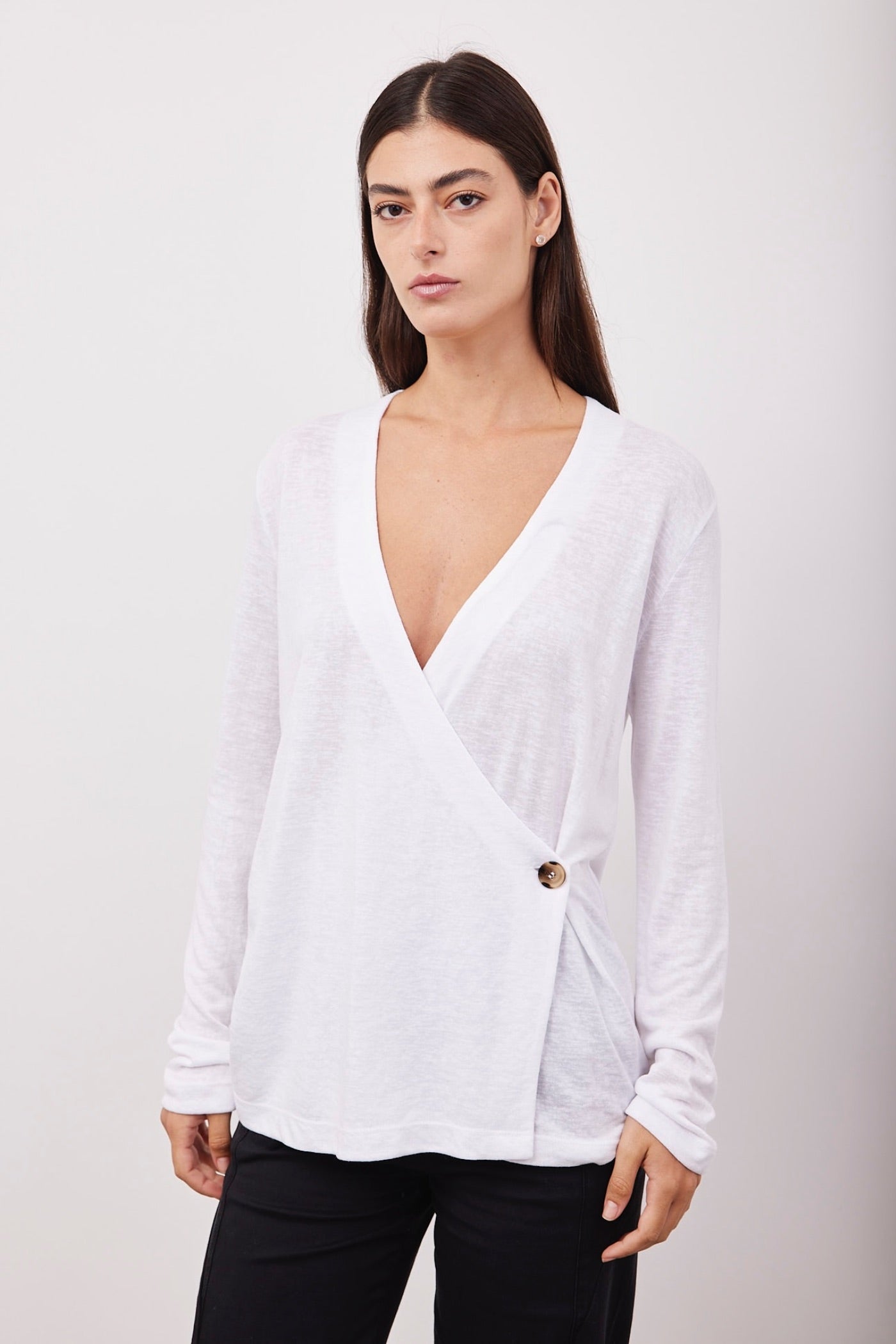 חולצת מעטפת בסגירת כפתור - ITAY BRANDS