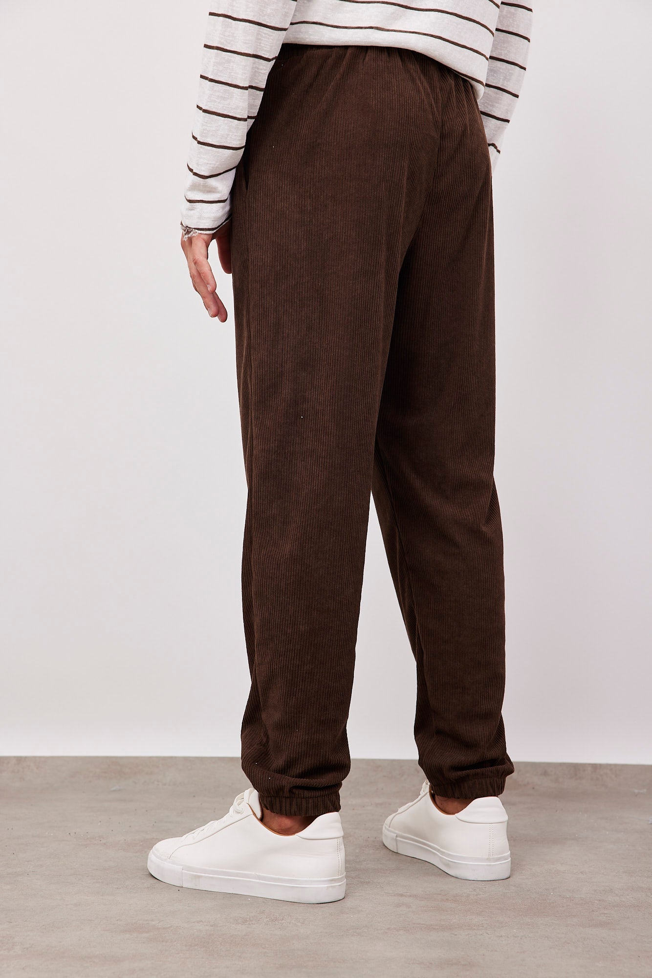 מכנסי קורדרוי ארוכים עם גומי - ITAY BRANDS
