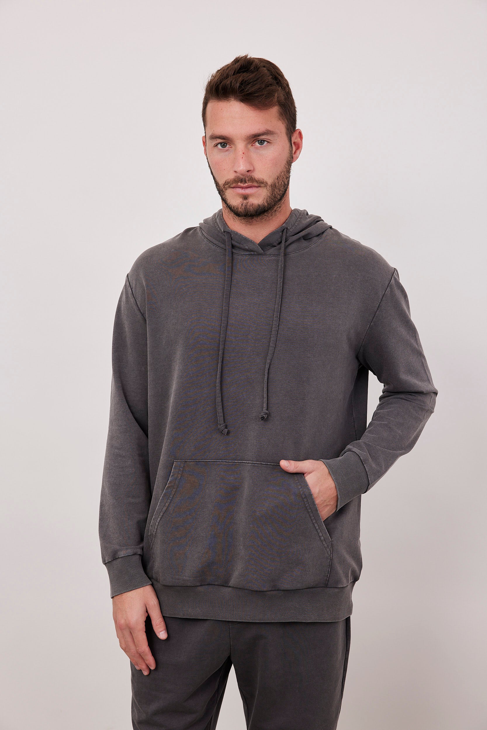 סווטרשט קפוצון עם שרוך