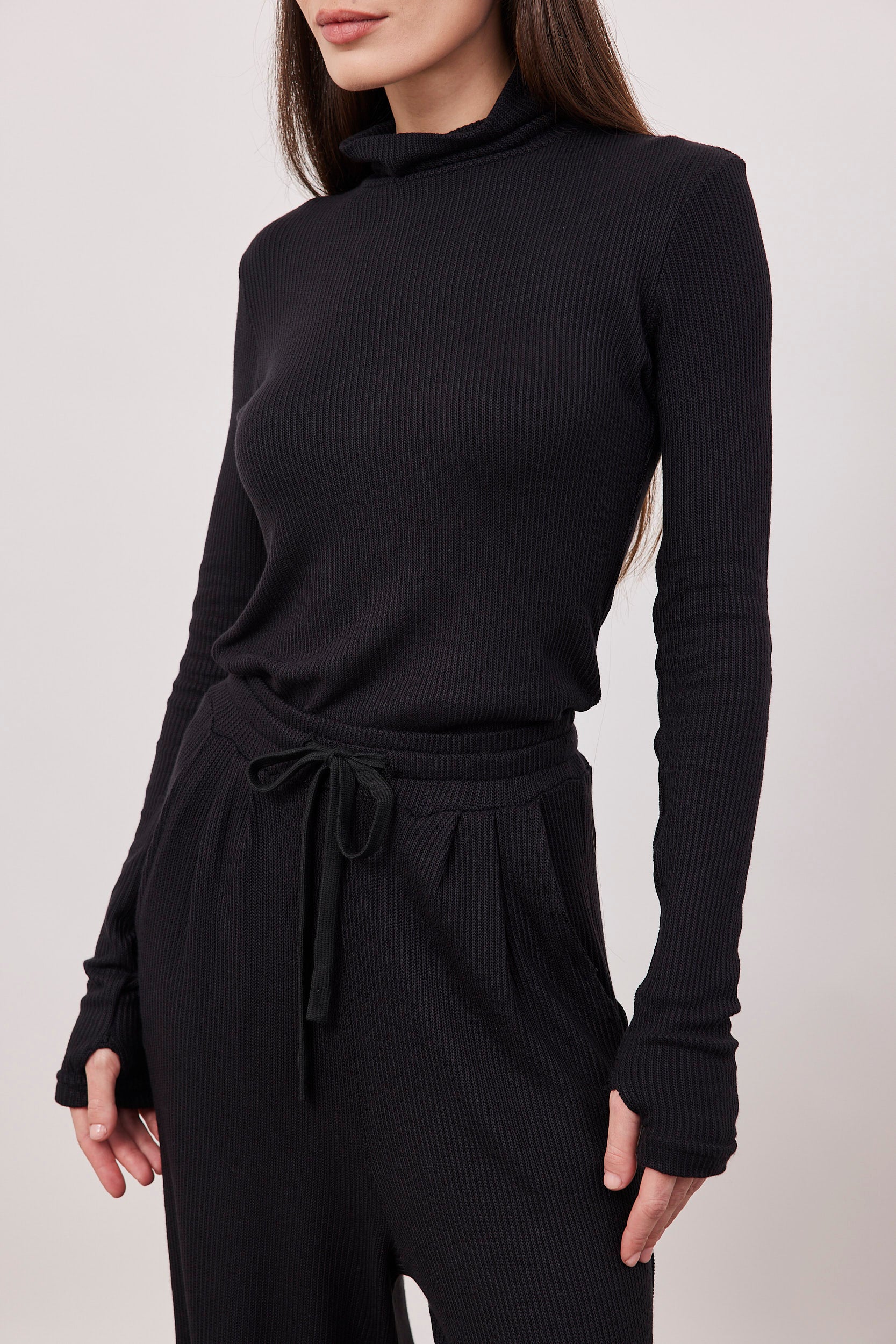 חולצת גולף בטקסטורת פסים