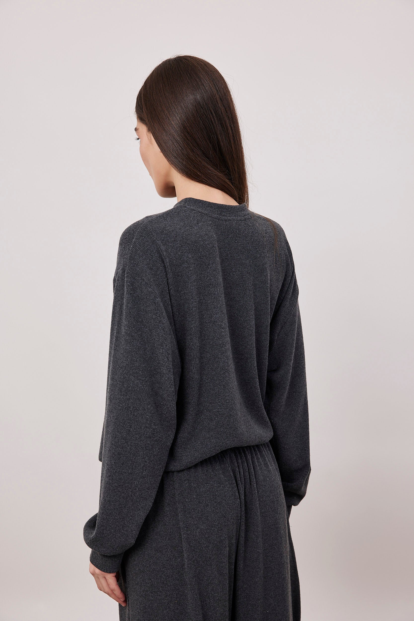 סווטשירט ניקי בטקסטורת פסים