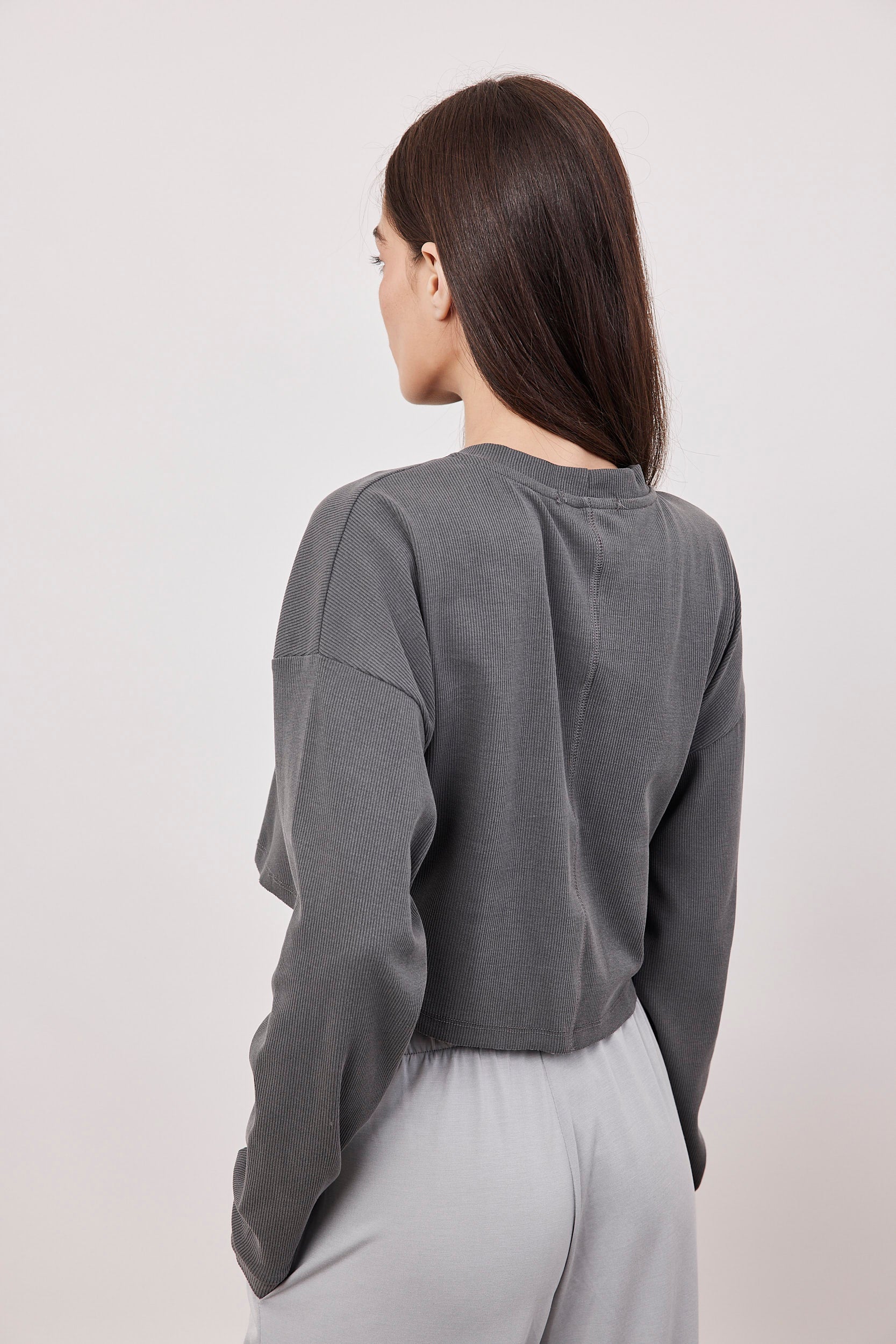 חולצת קרופ ריב ווש