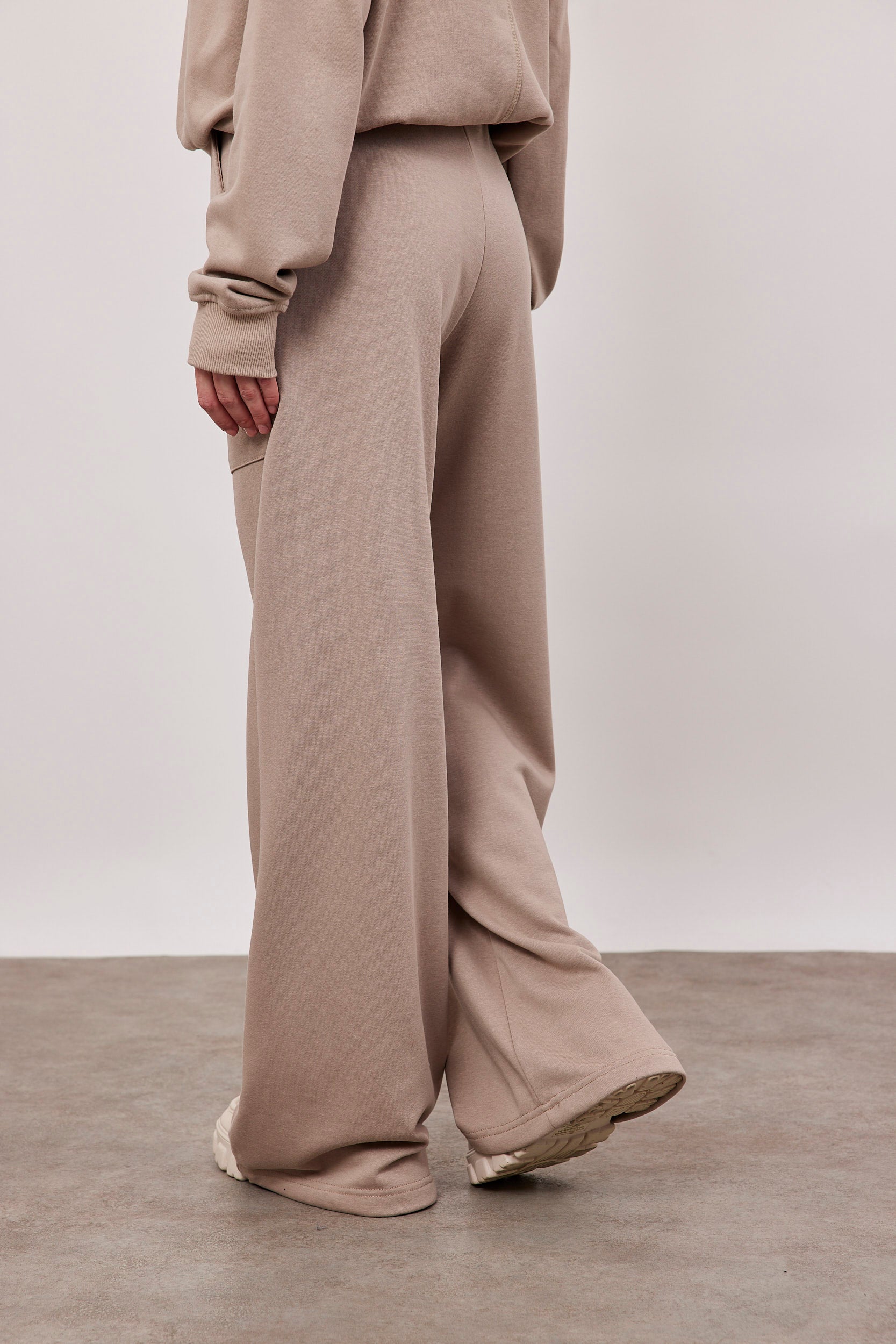 מכנסי פרנץ טרי עם כיסים קדמיים