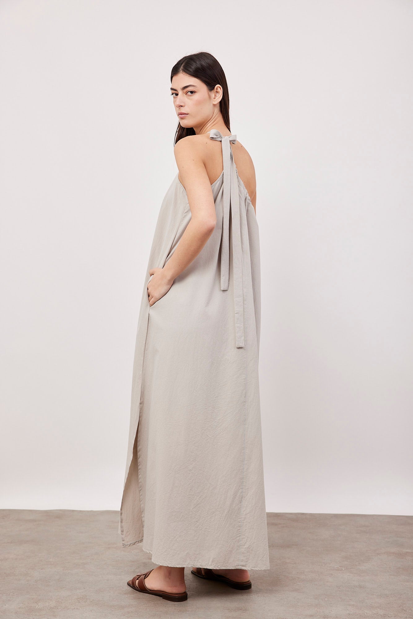 שמלת וואן שולדר בשילוב שסעים - ITAY BRANDS