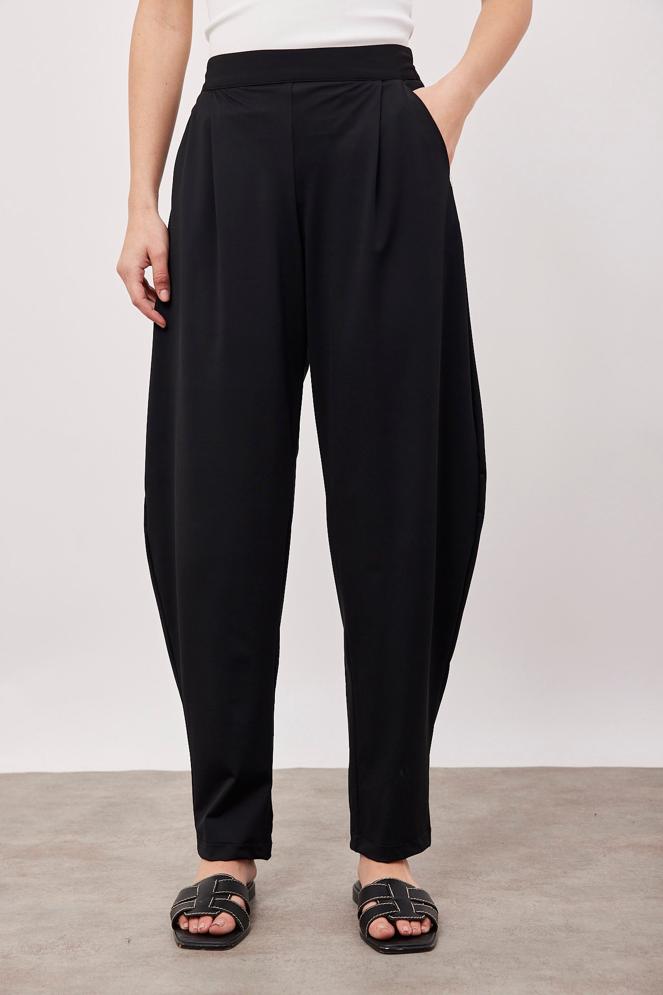 מכנסי ניילון בלון במראה מחוייט - ITAY BRANDS