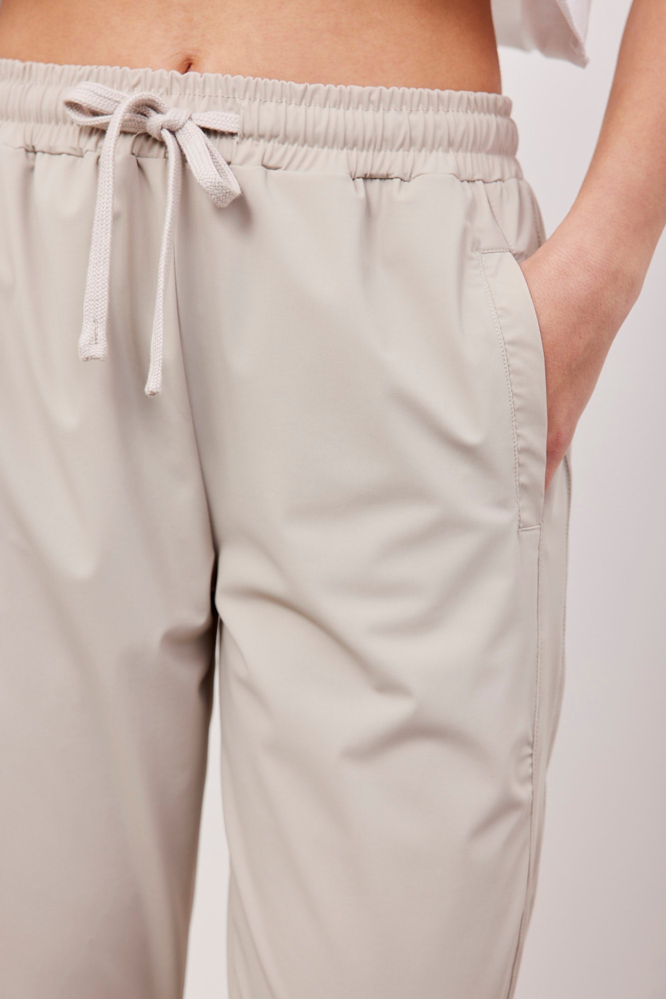 מכנסי ניילון עם גומי ושרוך במותן - ITAY BRANDS