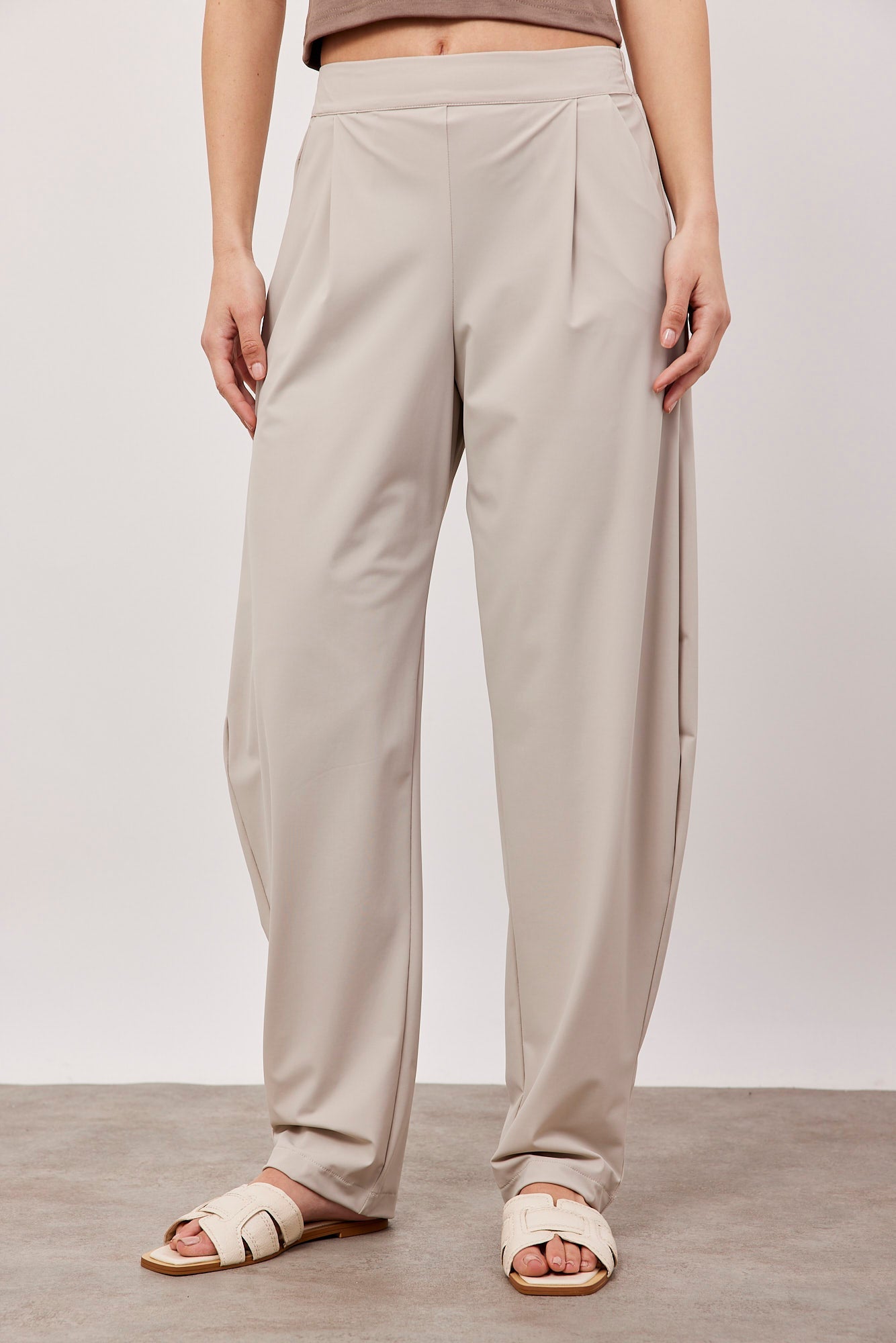 מכנסי ניילון בלון במראה מחוייט - ITAY BRANDS