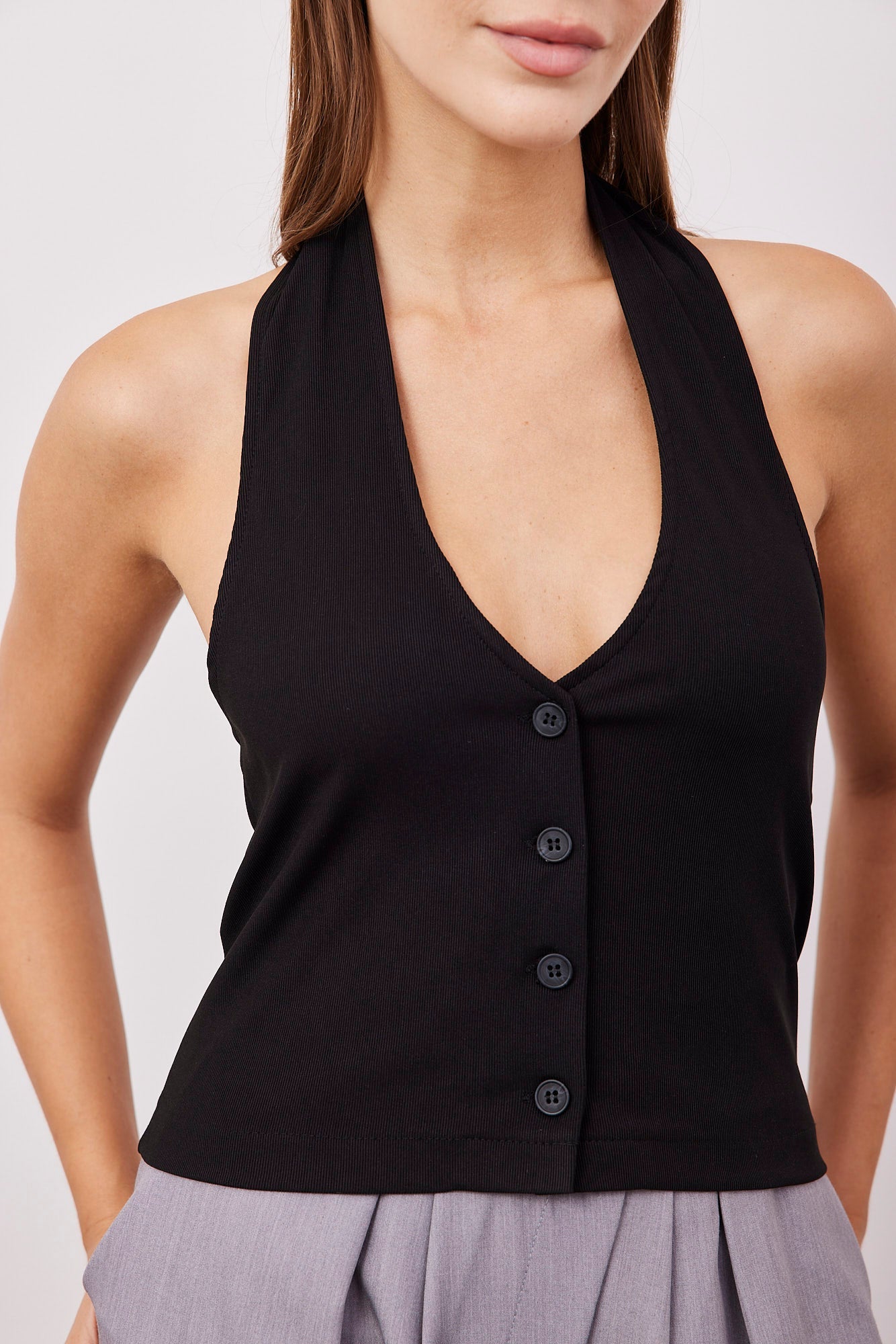 גופיית קולר עם גב פתוח - ITAY BRANDS