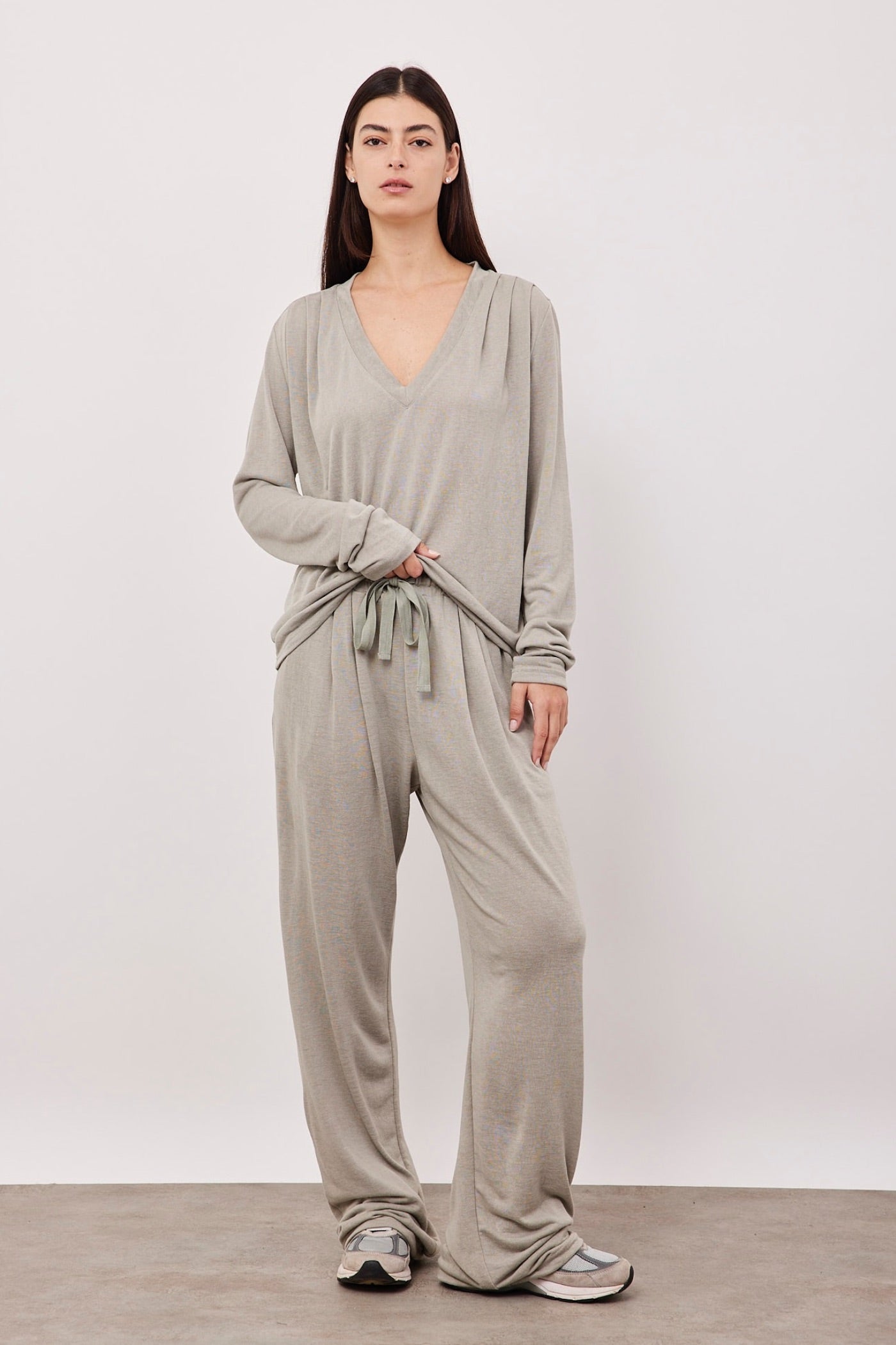 חליפה ארוכה במראה פשתן - ITAY BRANDS