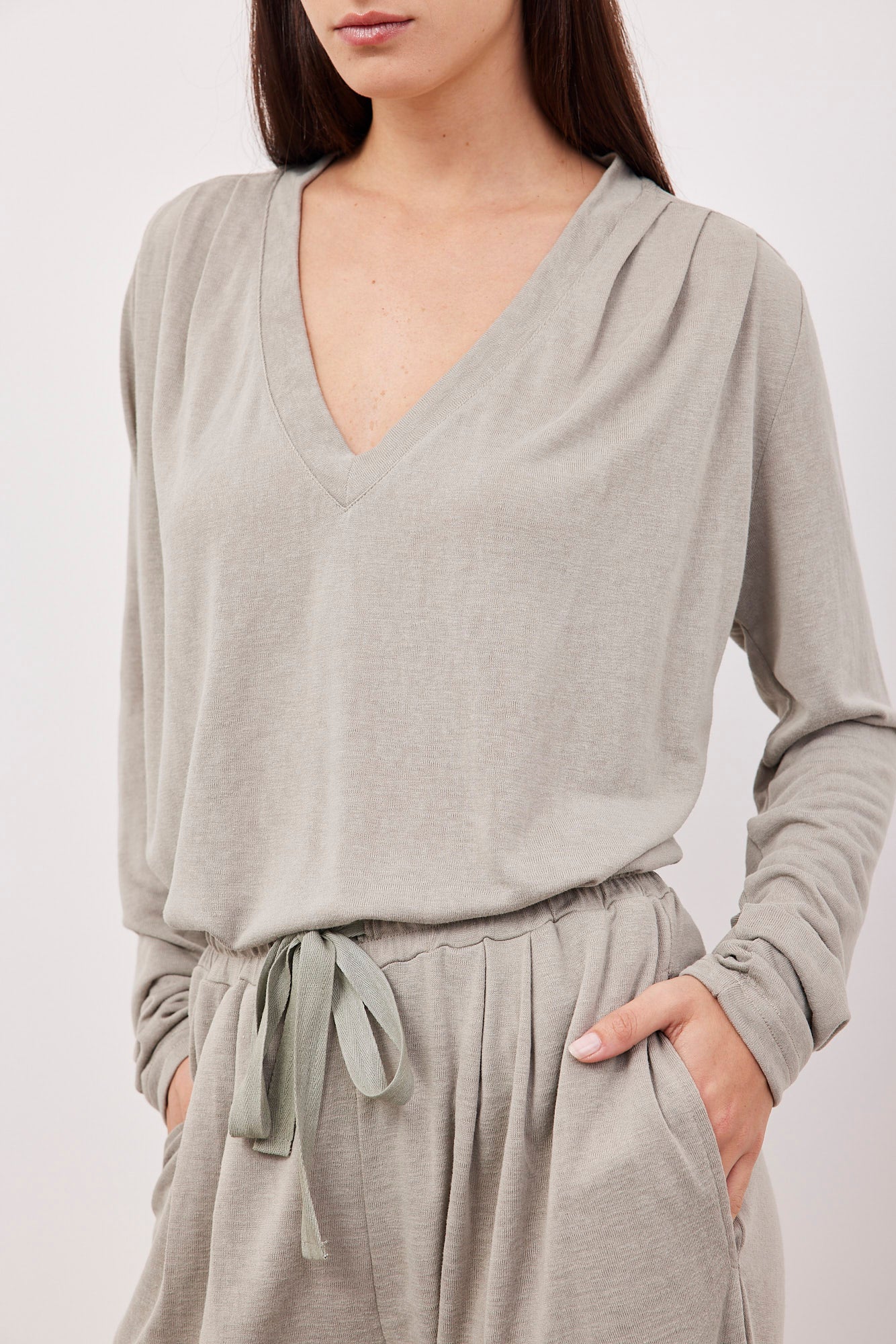 חליפה ארוכה במראה פשתן - ITAY BRANDS