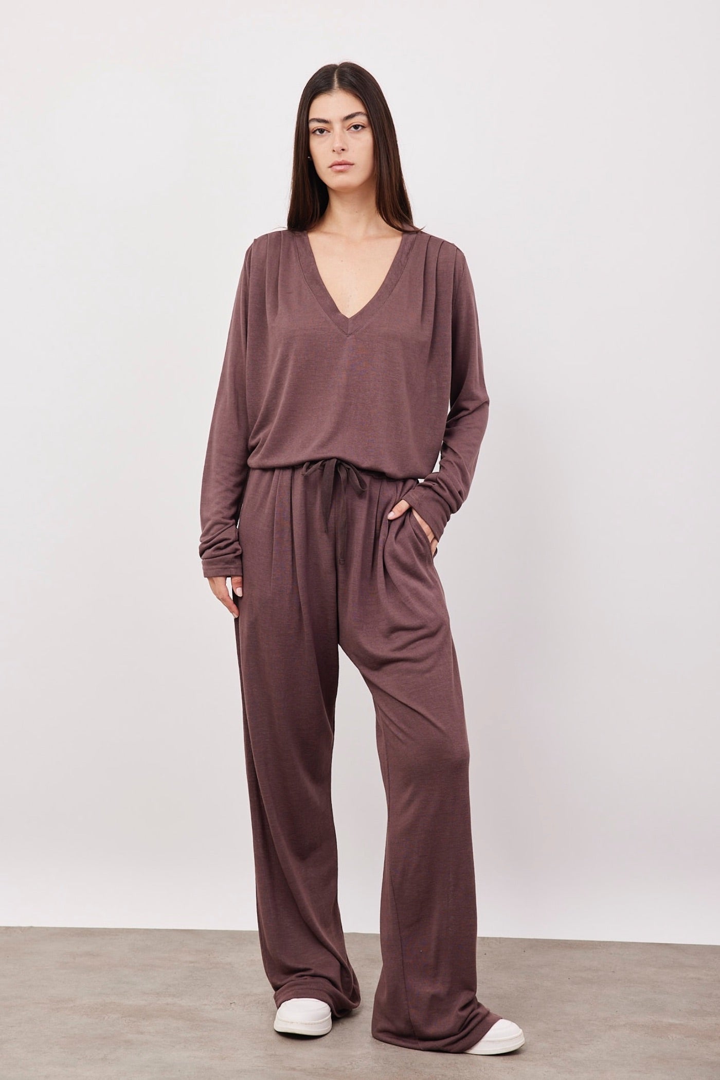 חליפה ארוכה במראה פשתן - ITAY BRANDS