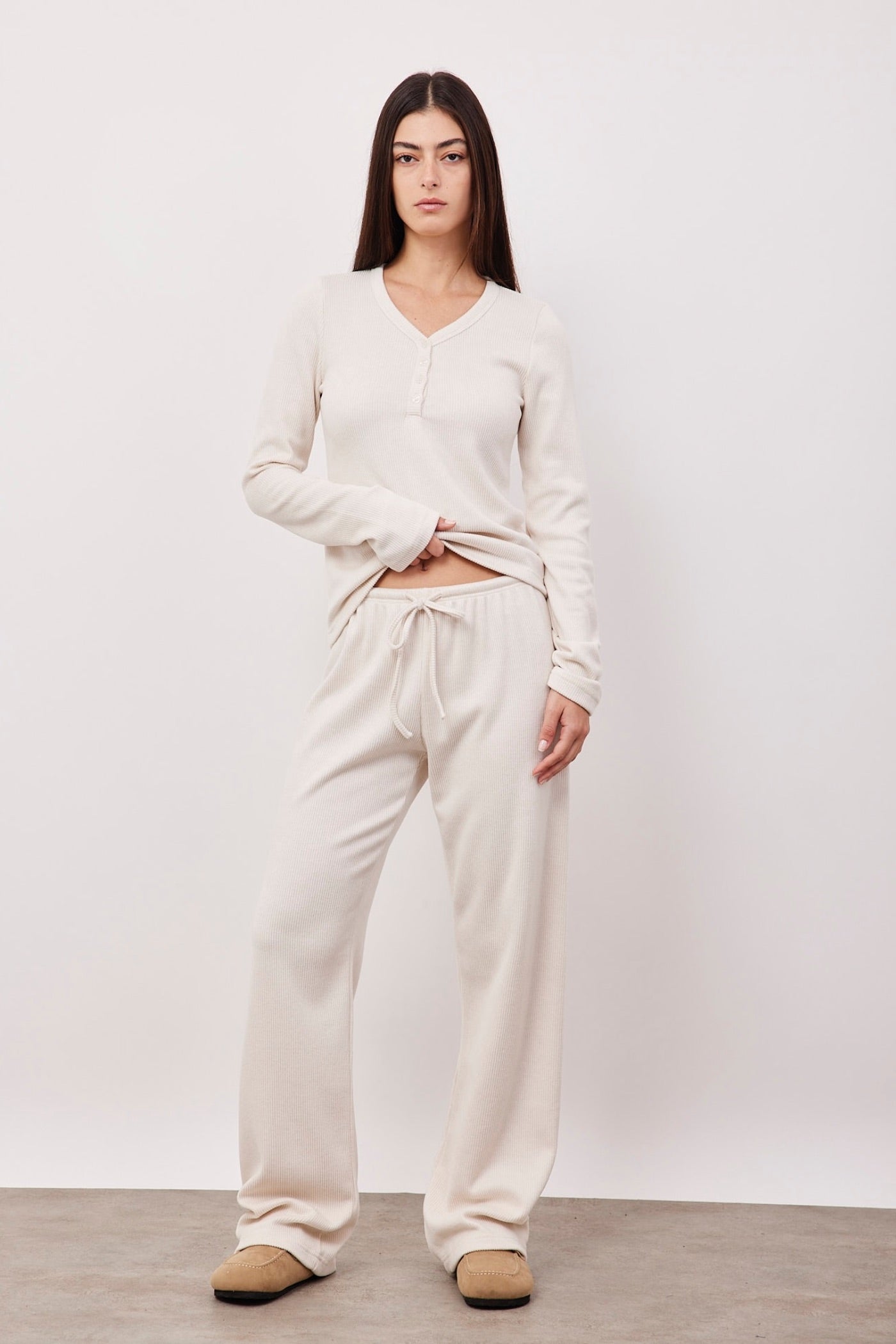 חליפה סריג בשילוב כפתורים - ITAY BRANDS