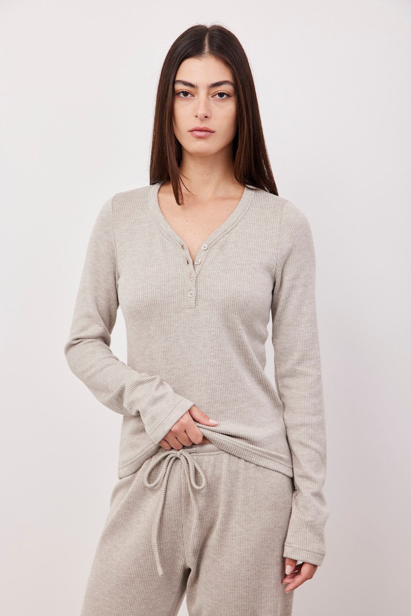 חליפה סריג בשילוב כפתורים - ITAY BRANDS