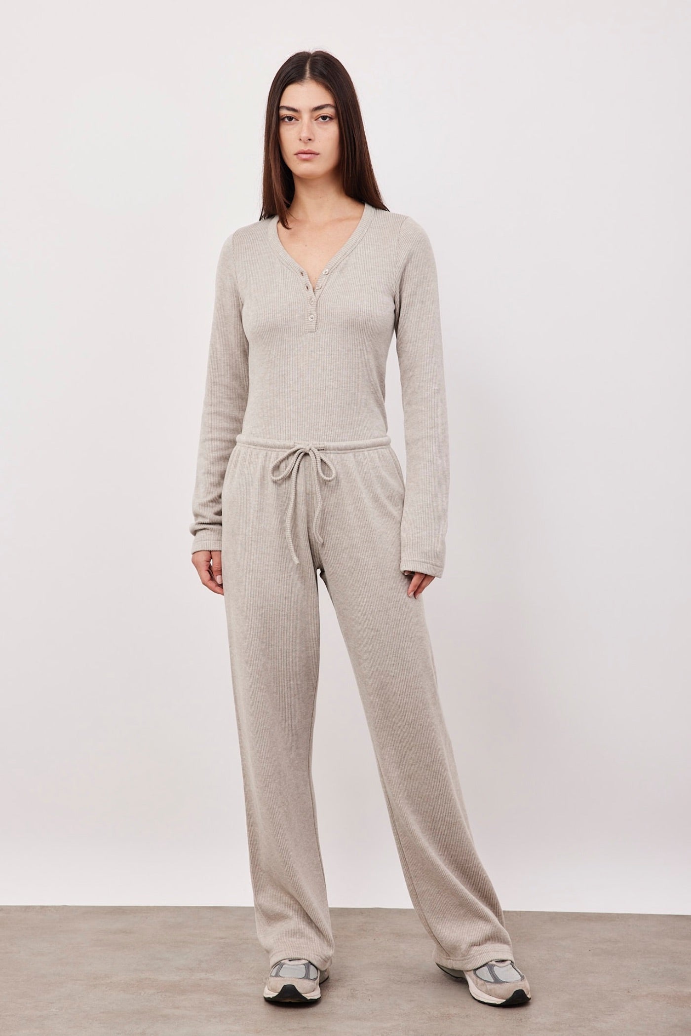 חליפה סריג בשילוב כפתורים - ITAY BRANDS