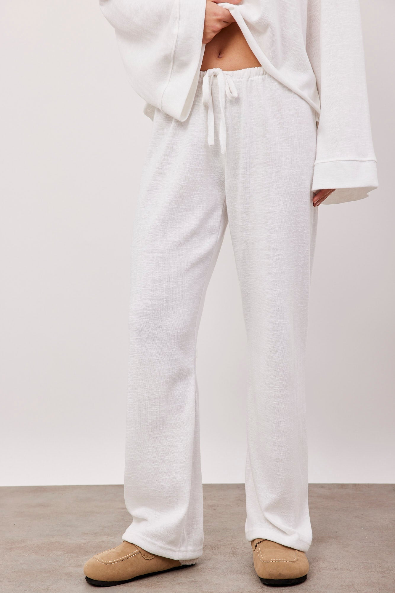 חליפה במראה פשתן עם תיפור קדמי - ITAY BRANDS