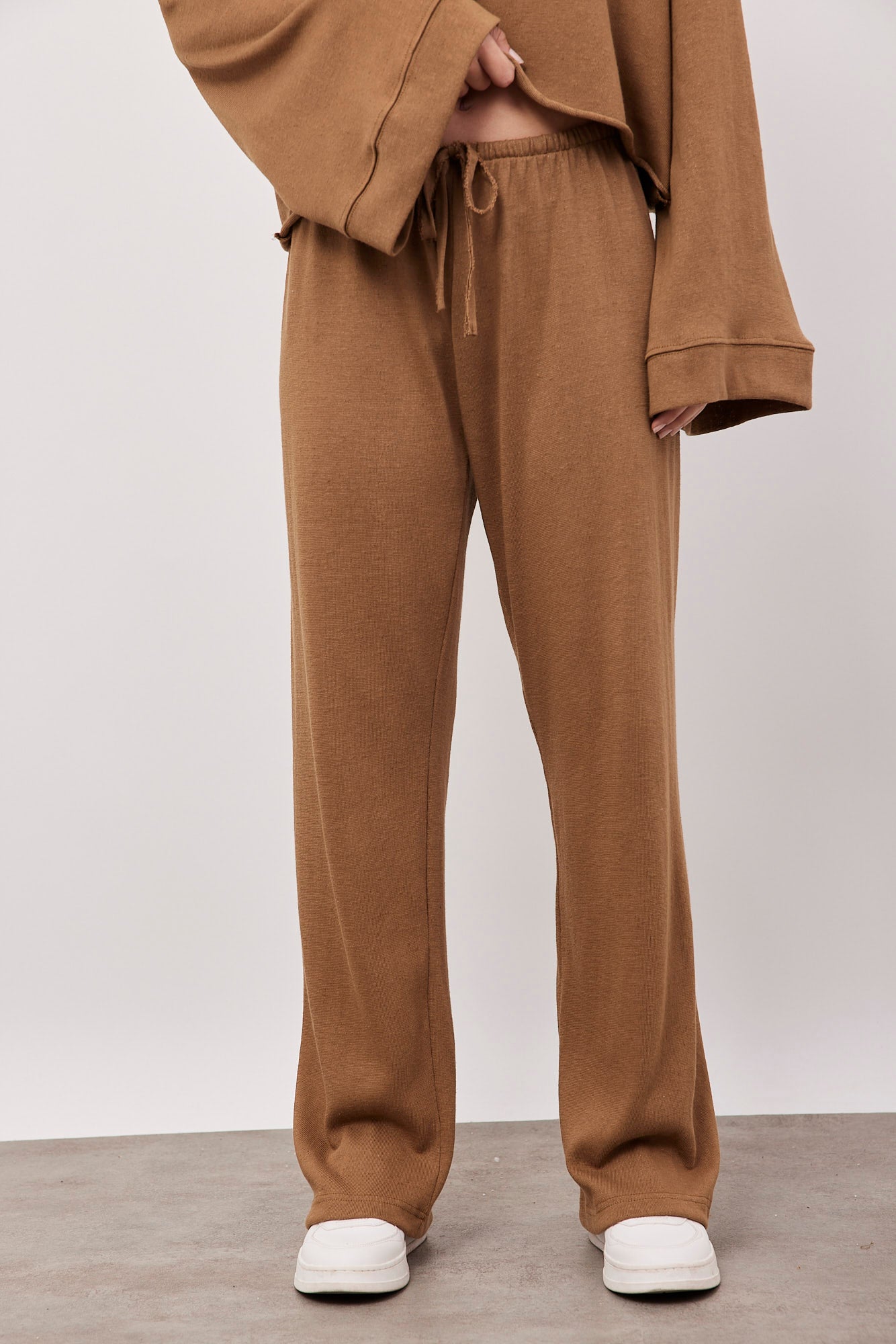 חליפה במראה פשתן עם תיפור קדמי - ITAY BRANDS