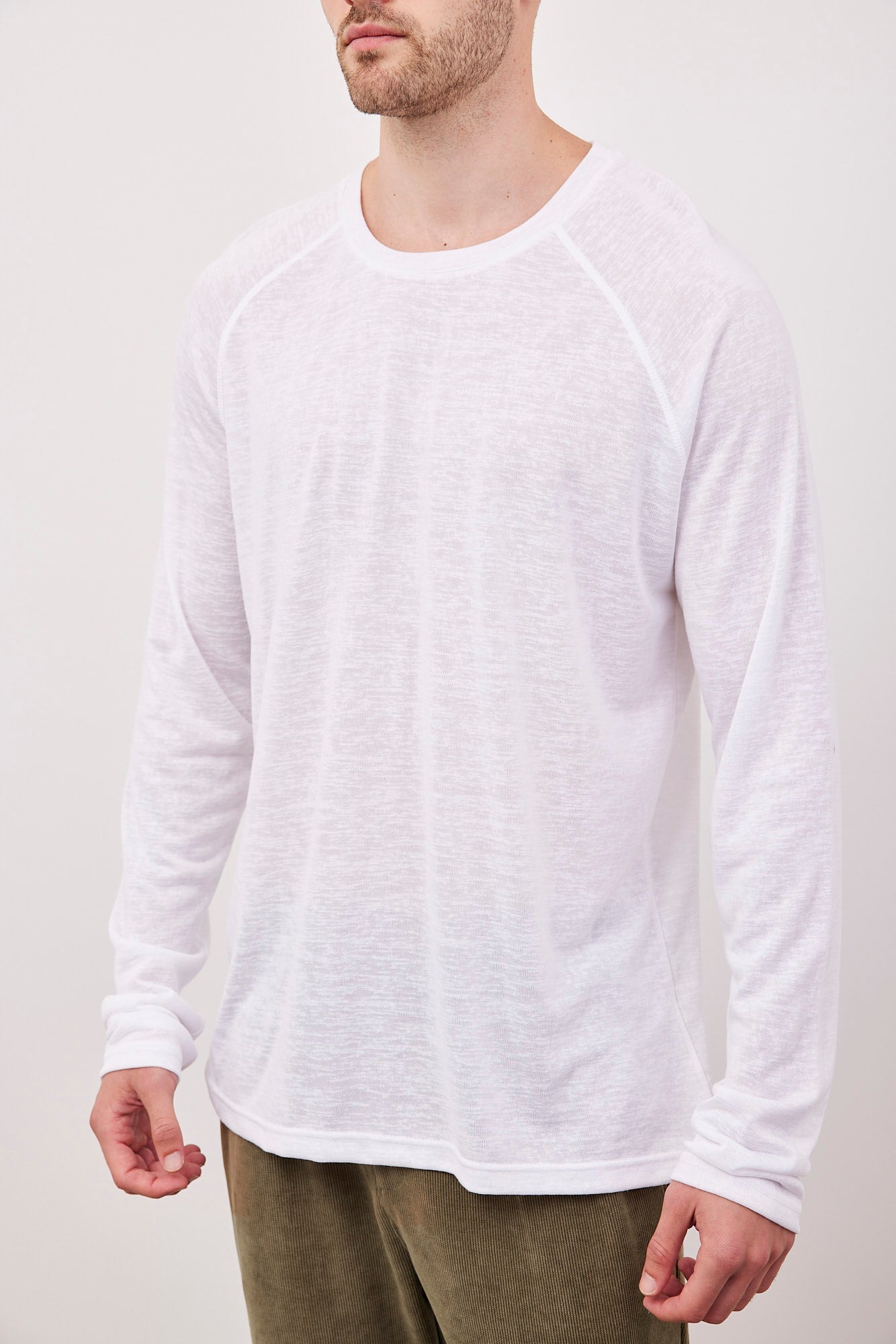 חולצת רגלן במראה פשתן - ITAY BRANDS