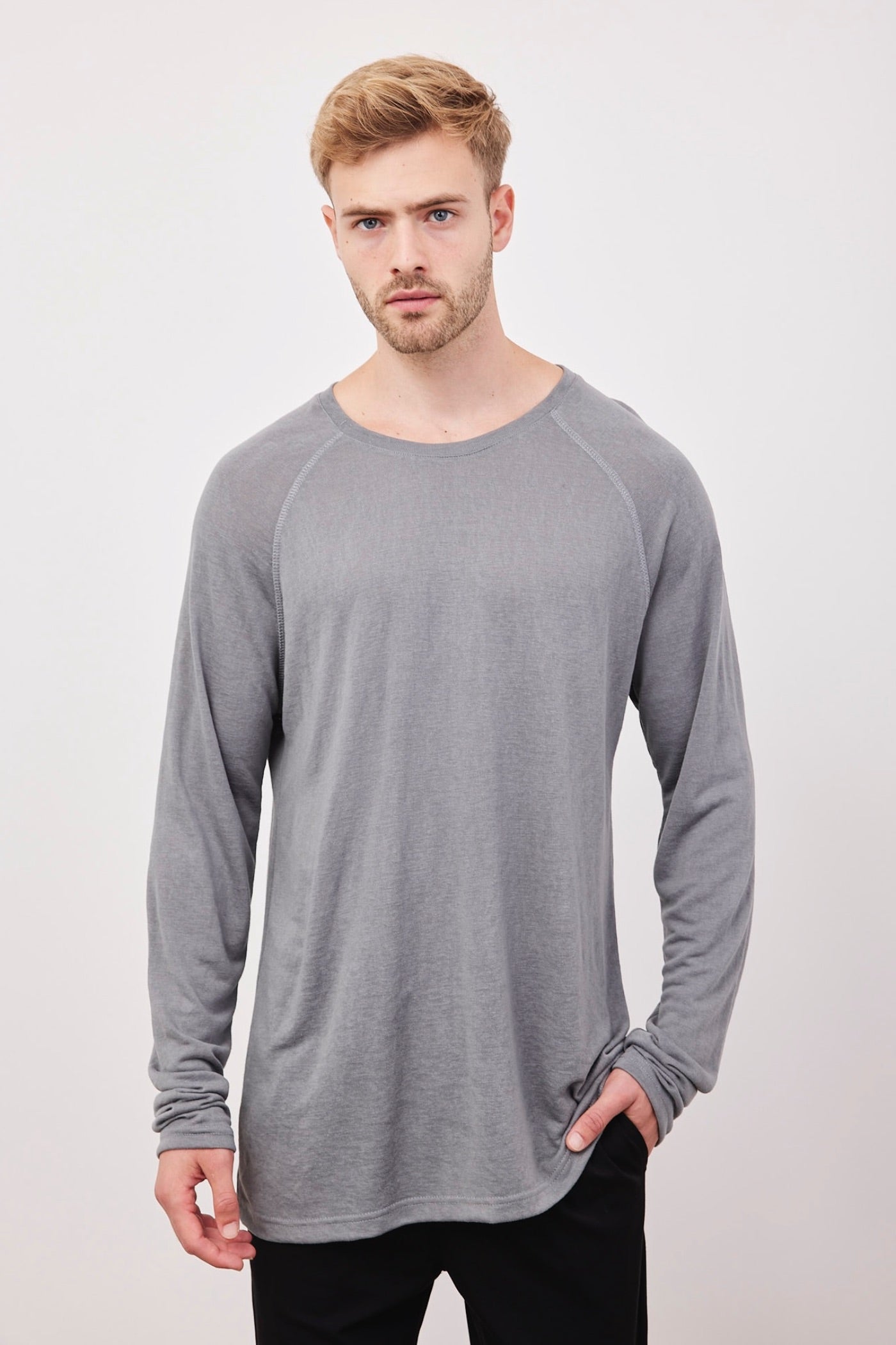 חולצת רגלן במראה פשתן - ITAY BRANDS