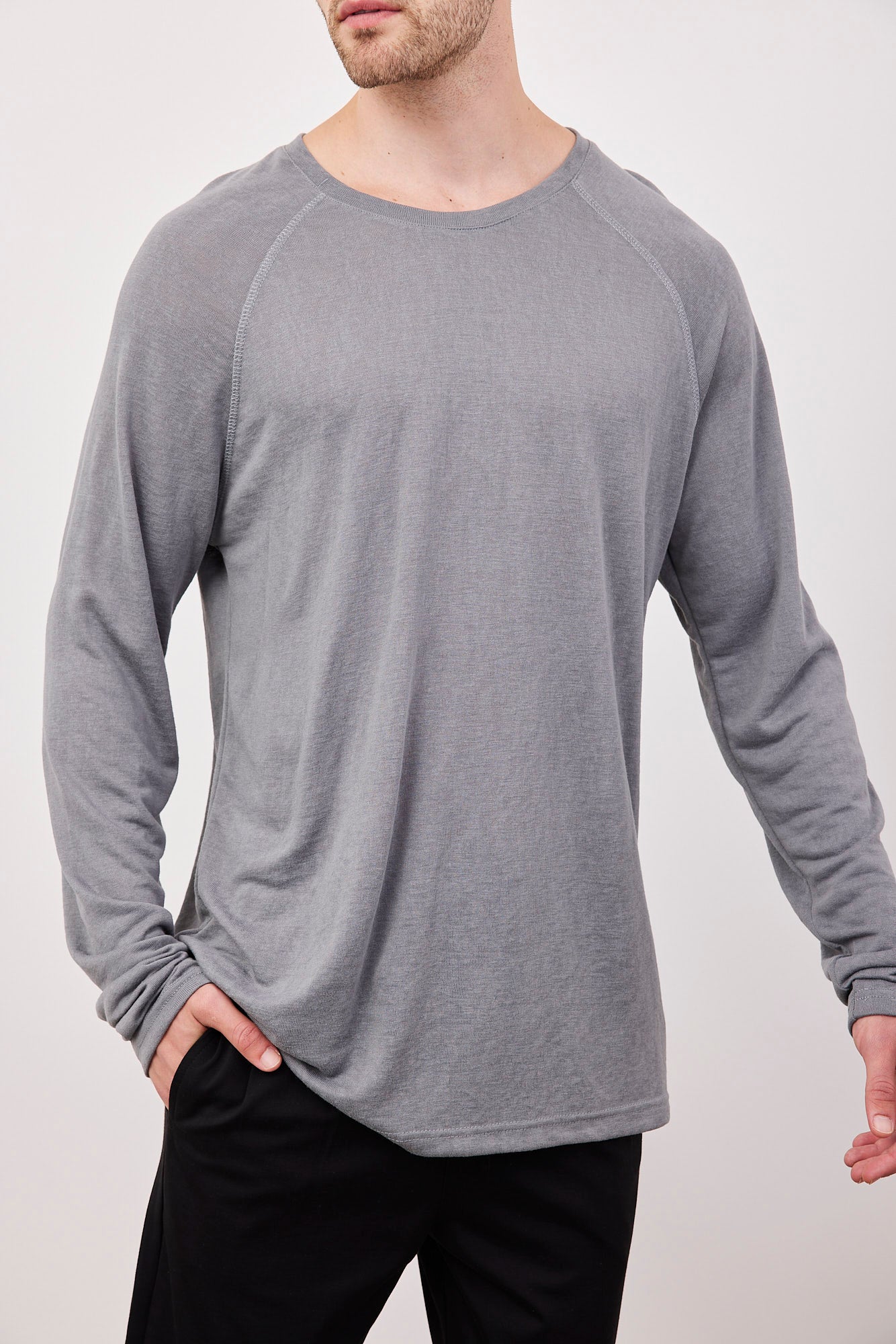 חולצת רגלן במראה פשתן - ITAY BRANDS