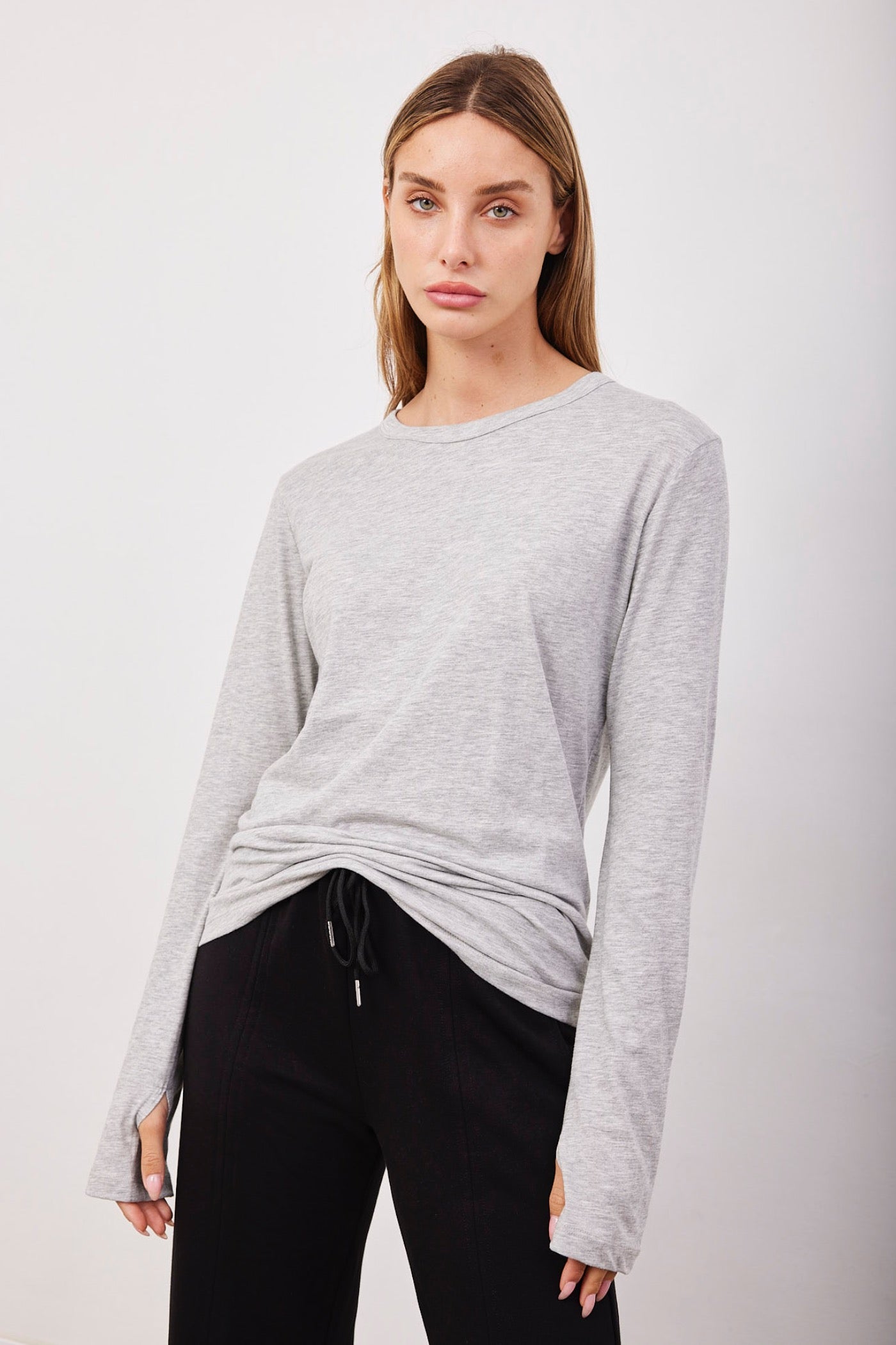 חולצת כותנה ארוכה שרוול כפפה - ITAY BRANDS