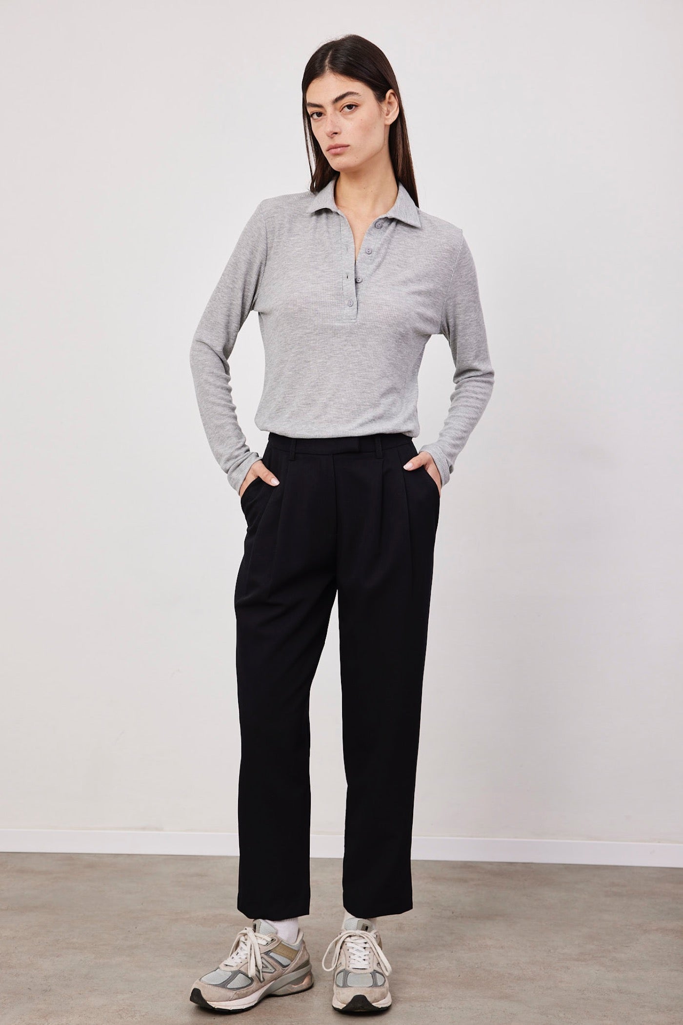 מכנסיים מחויטים באורך הקרסול - ITAY BRANDS