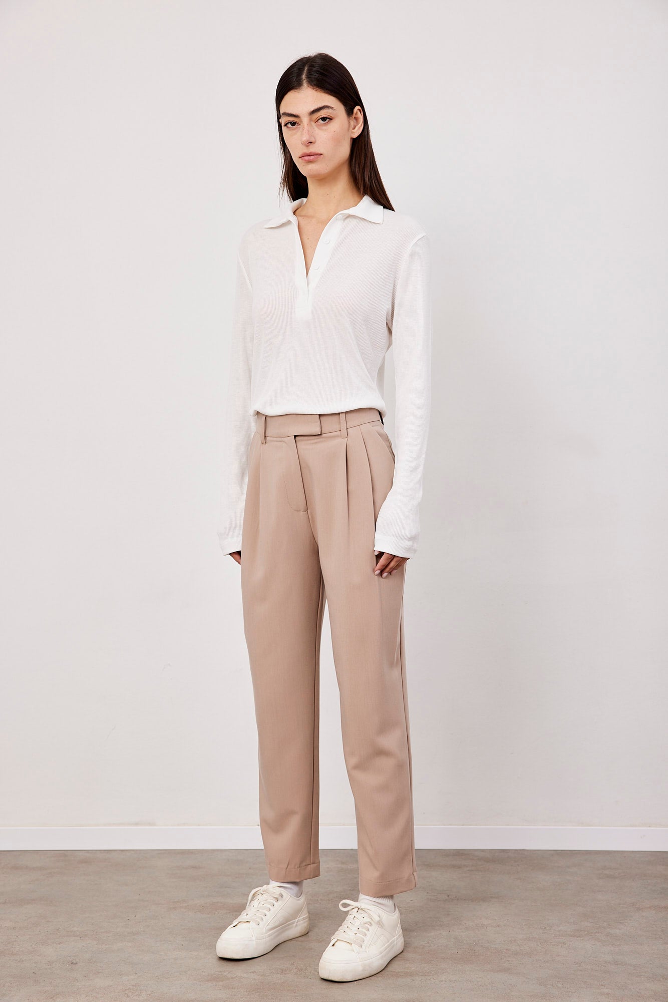 מכנסיים מחויטים באורך הקרסול - ITAY BRANDS