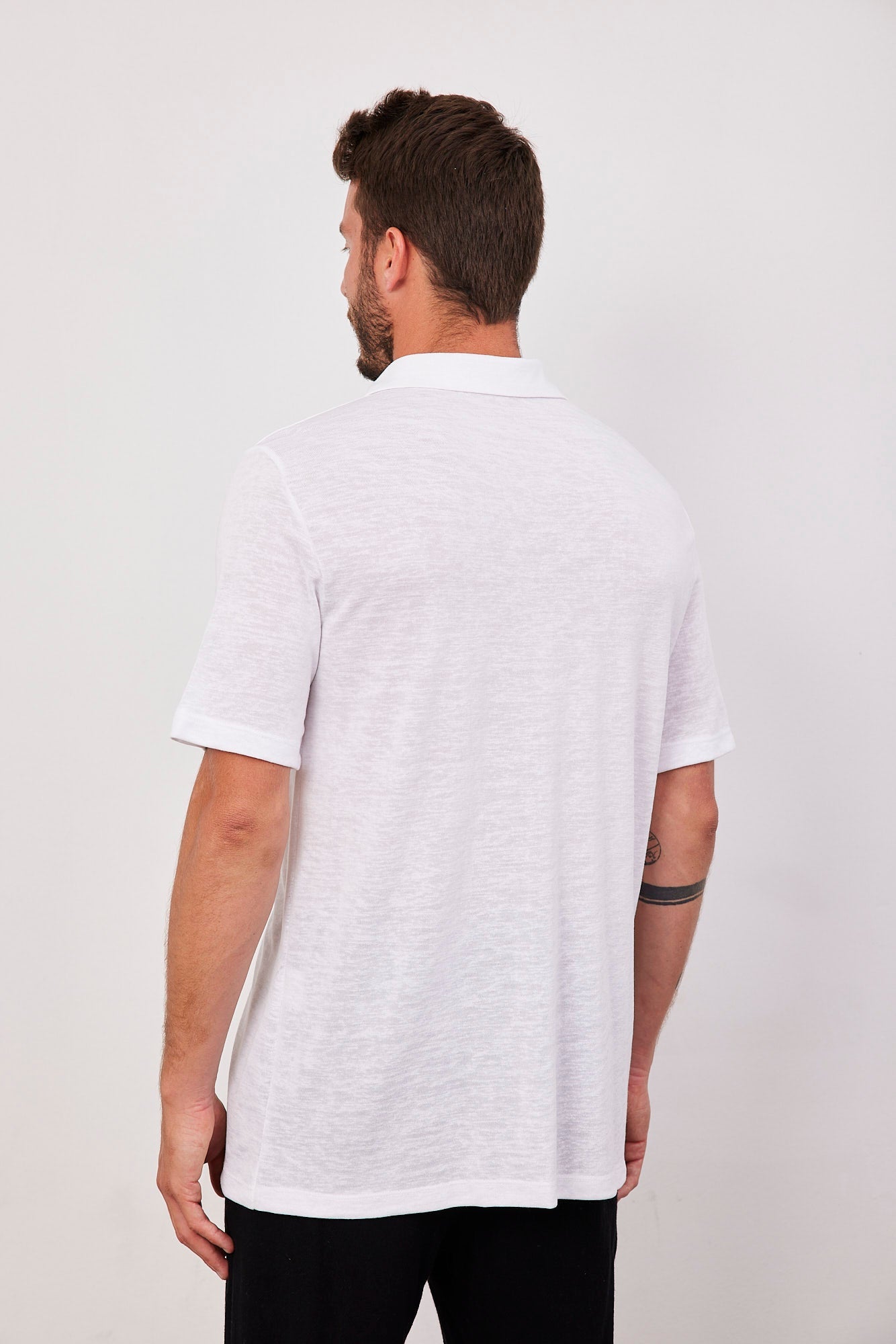 חולצה מכופתרת במראה פשתן - ITAY BRANDS