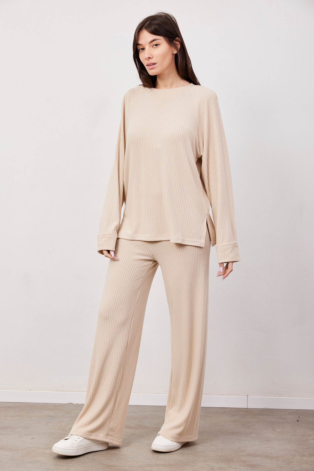 חליפה מתרחבת בטקסטורת פסים - ITAY BRANDS