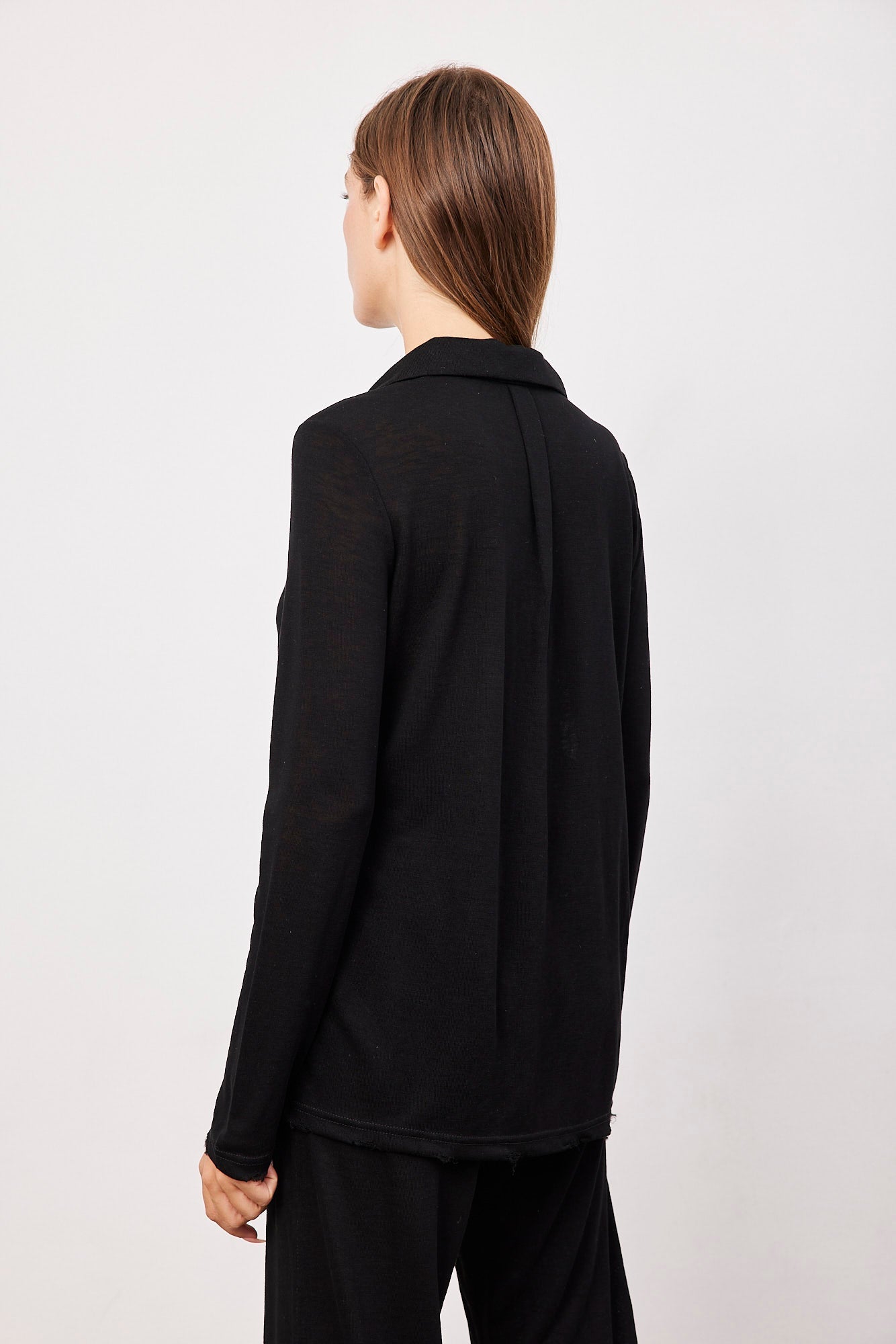 חולצת קרעים מכופתרת במראה פשתן - ITAY BRANDS