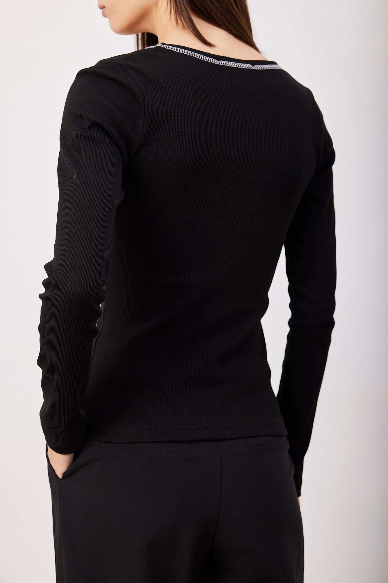 חולצה ארוכה עם תיפור בולט - ITAY BRANDS